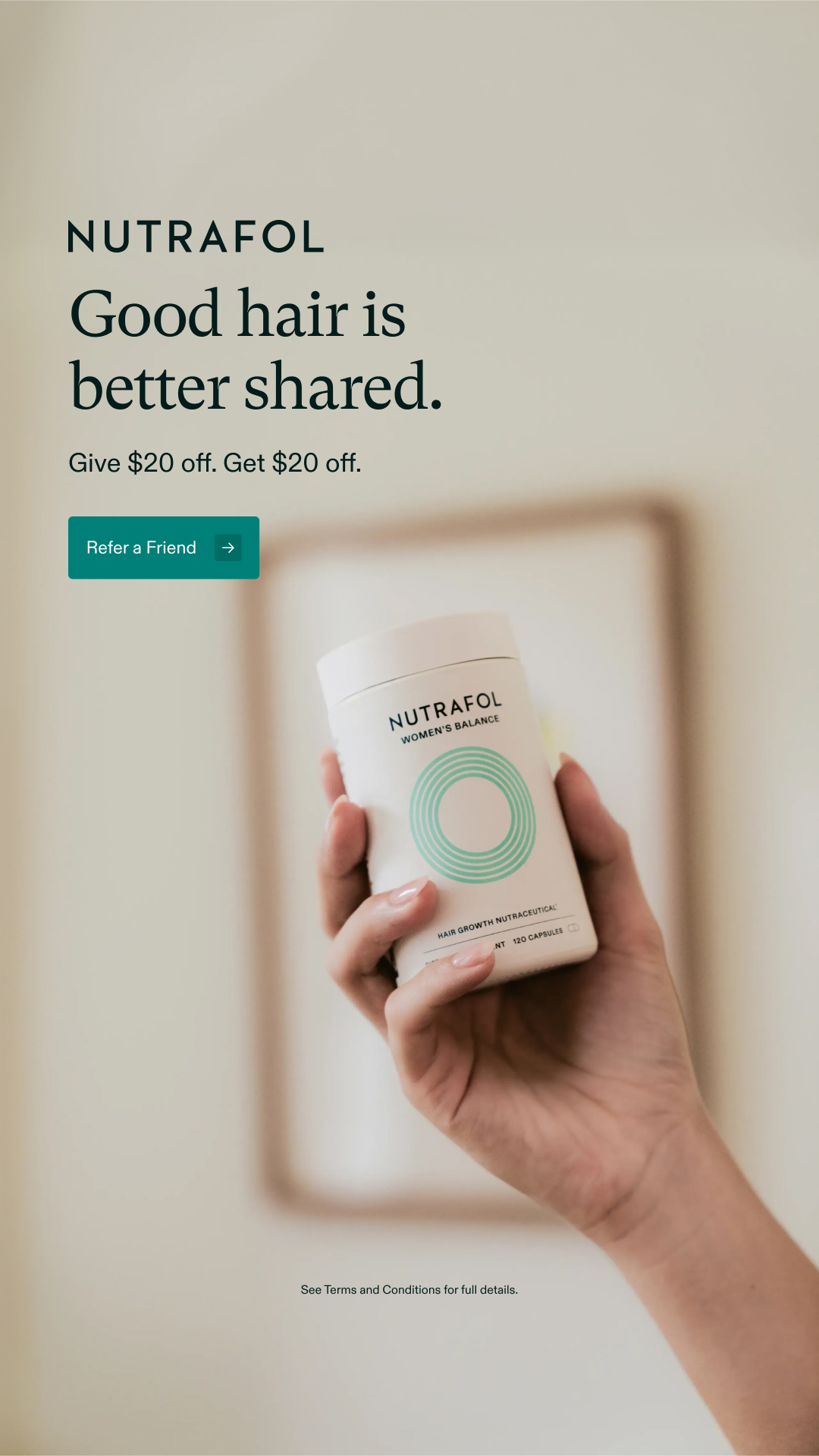 Nutrafol Facebook ad
