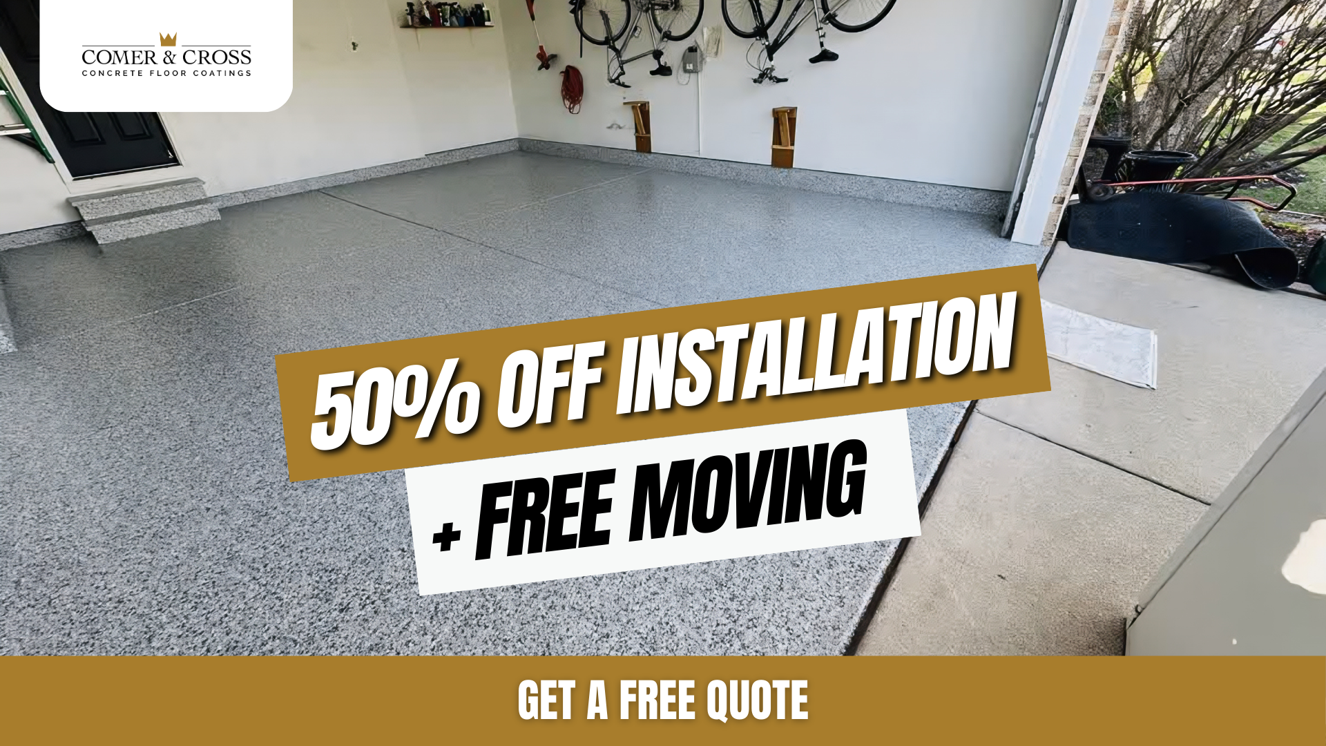 Comer & Cross Concrete Coatings Facebook ad
