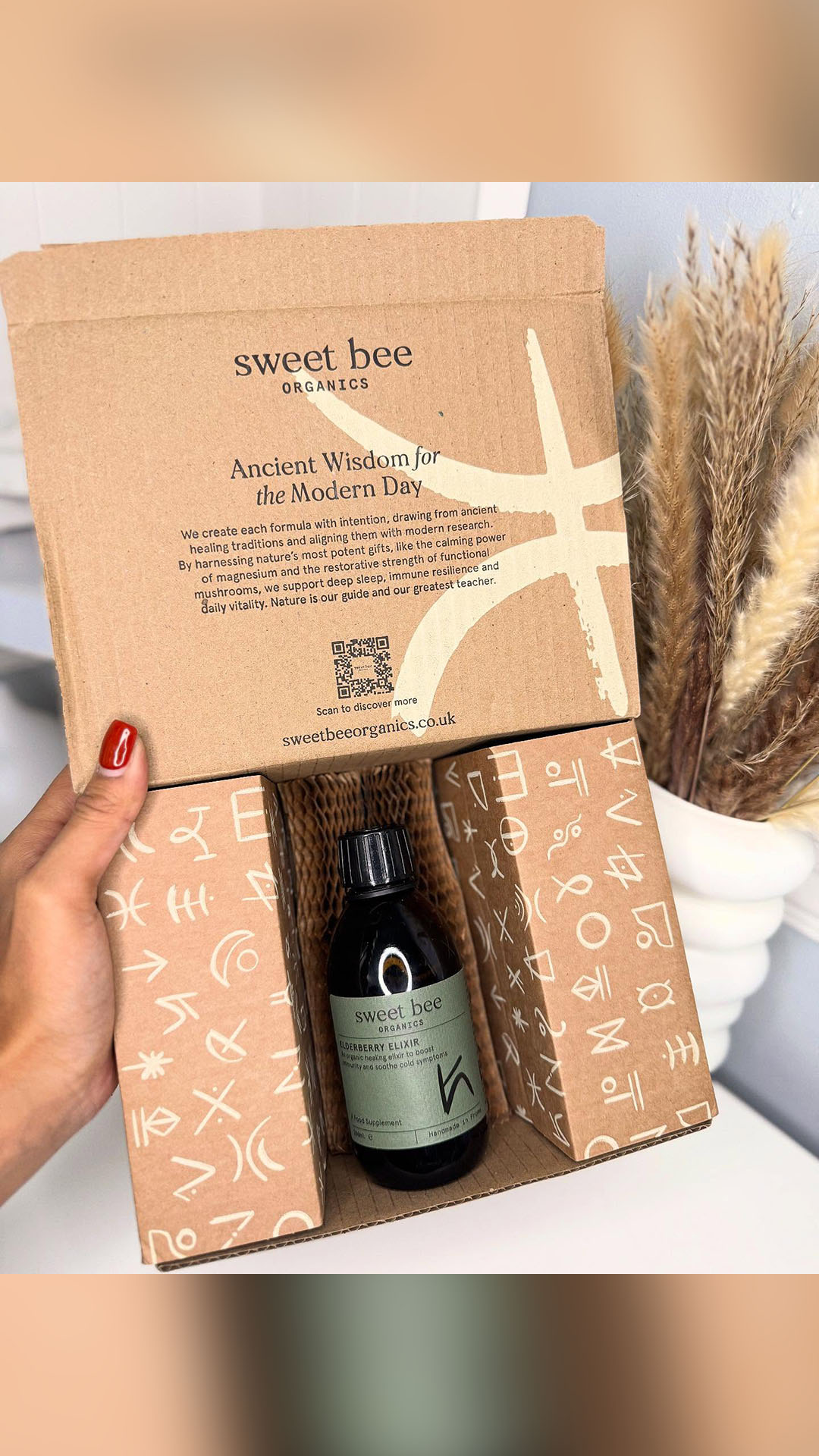 Sweet Bee Organics Facebook ad