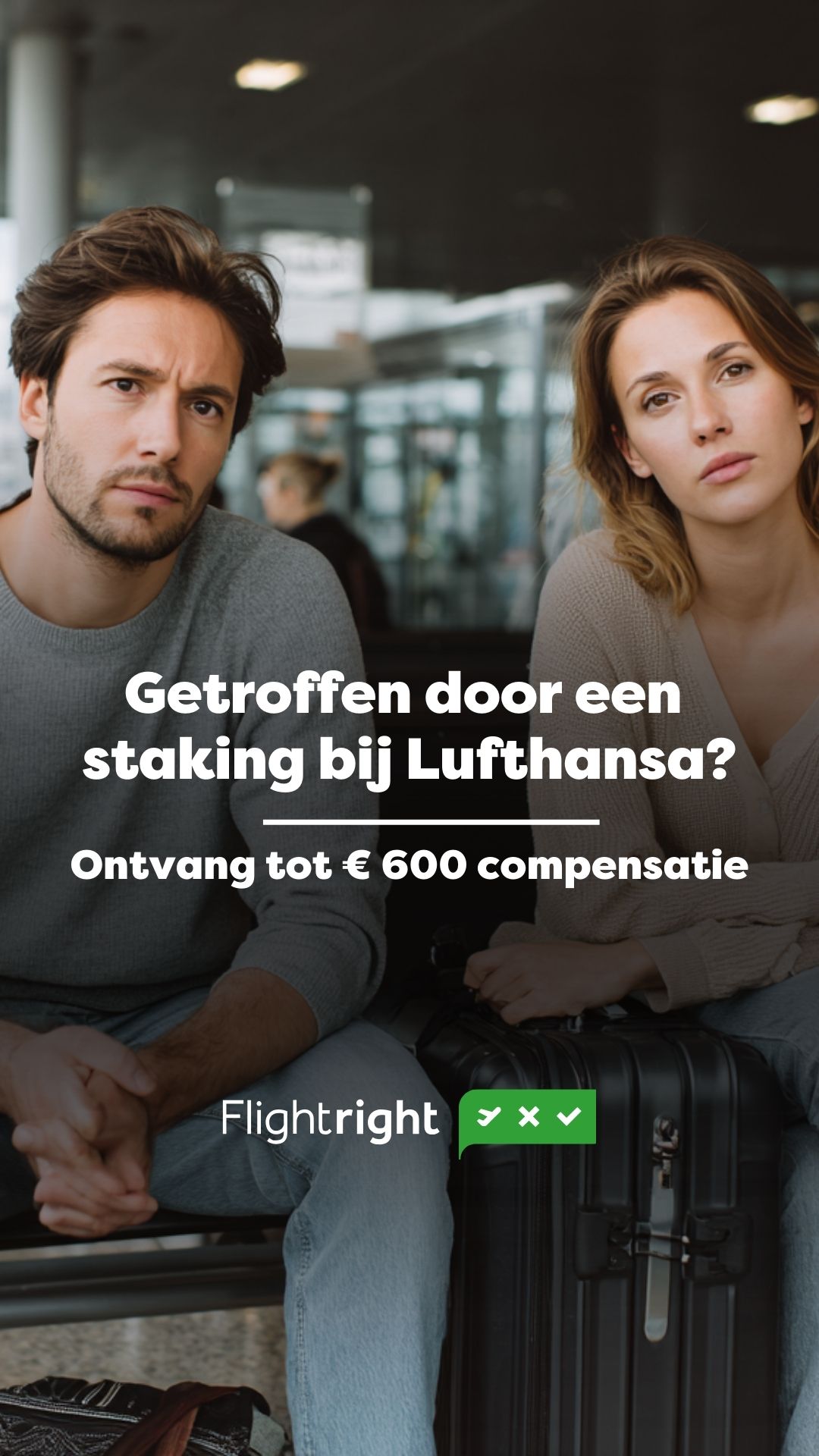 Flightright Facebook ad