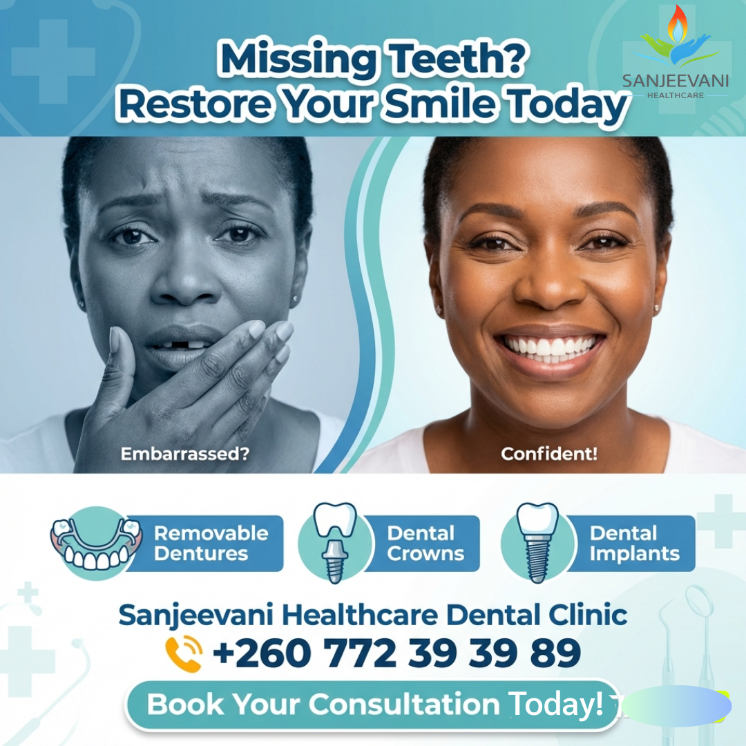 Sanjeevani Healthcare Dental Clinic Facebook ad: New Smile New Confidence!