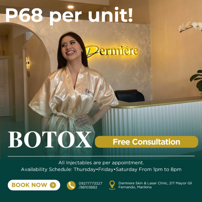 Dermieŕe Facebook ad: What you're actually paying for with ₱68/unit Botox