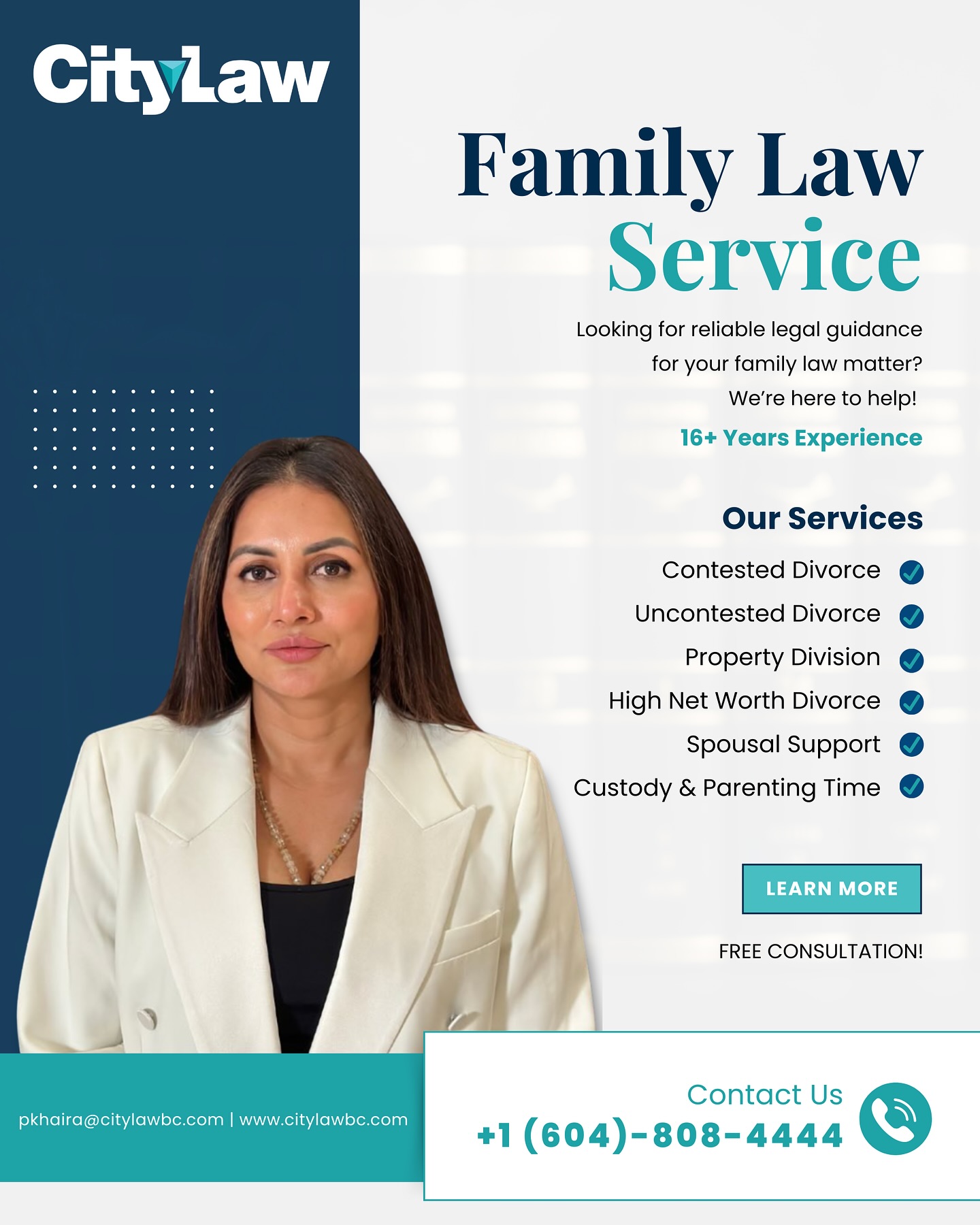 CityLaw Facebook ad: Family matters deserve trusted guidance.