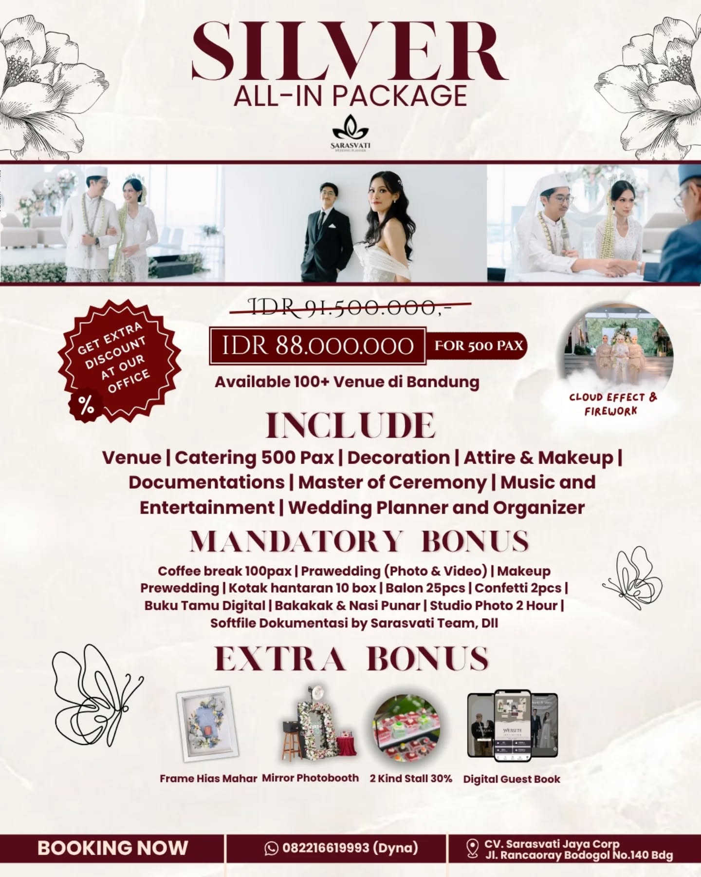 sarasvati.wedding Facebook ad: April's Best Deals: Your Journey Starts Here.
