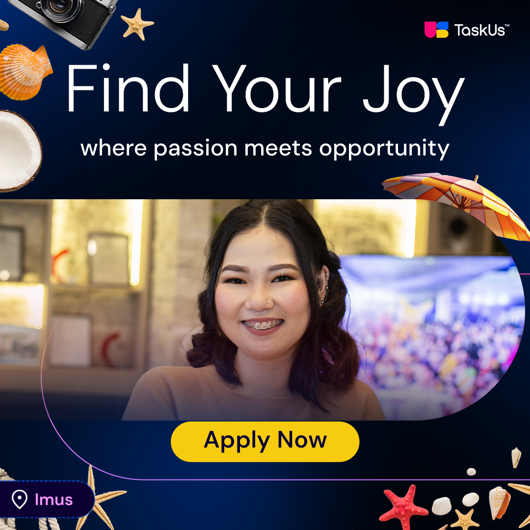 TaskUs Facebook ad
