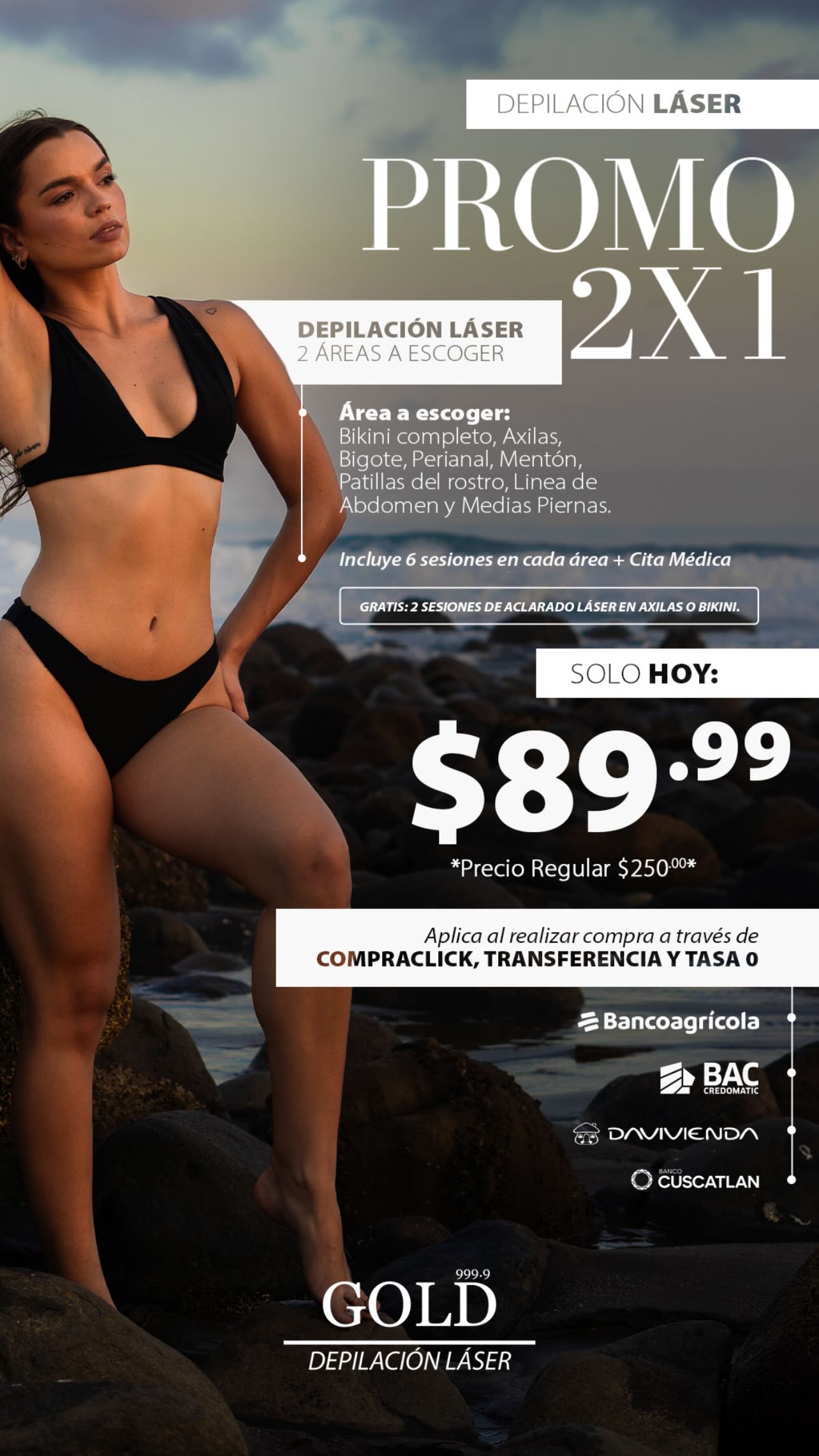 Gold Laser El Salvador Facebook ad