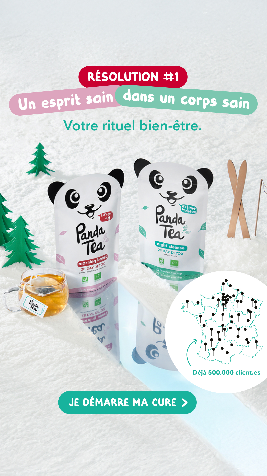 Panda Tea ad creative