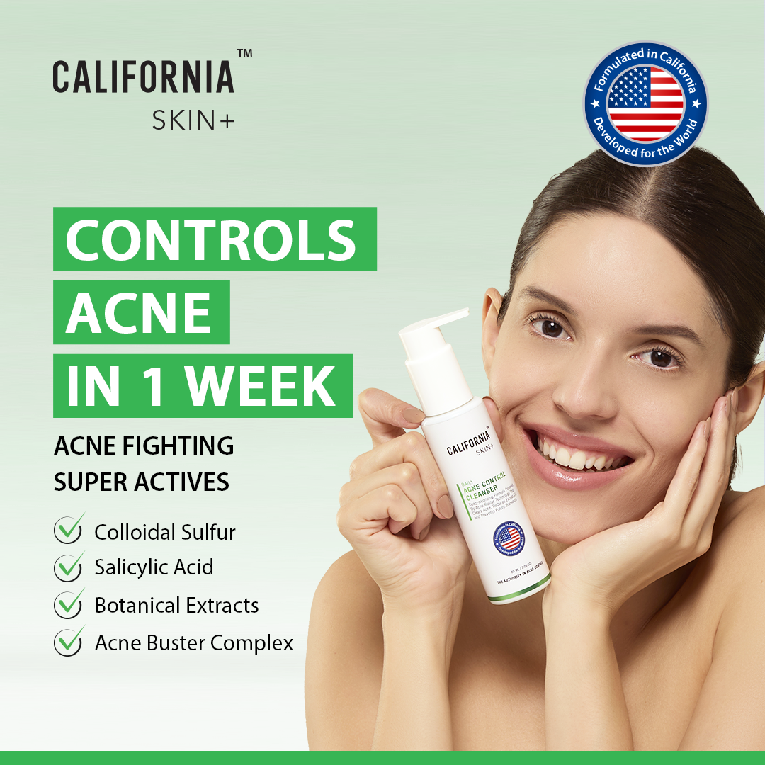 California Global Facebook ad: Powered by Colloidal Sulfur + Salicylic Acid, this…