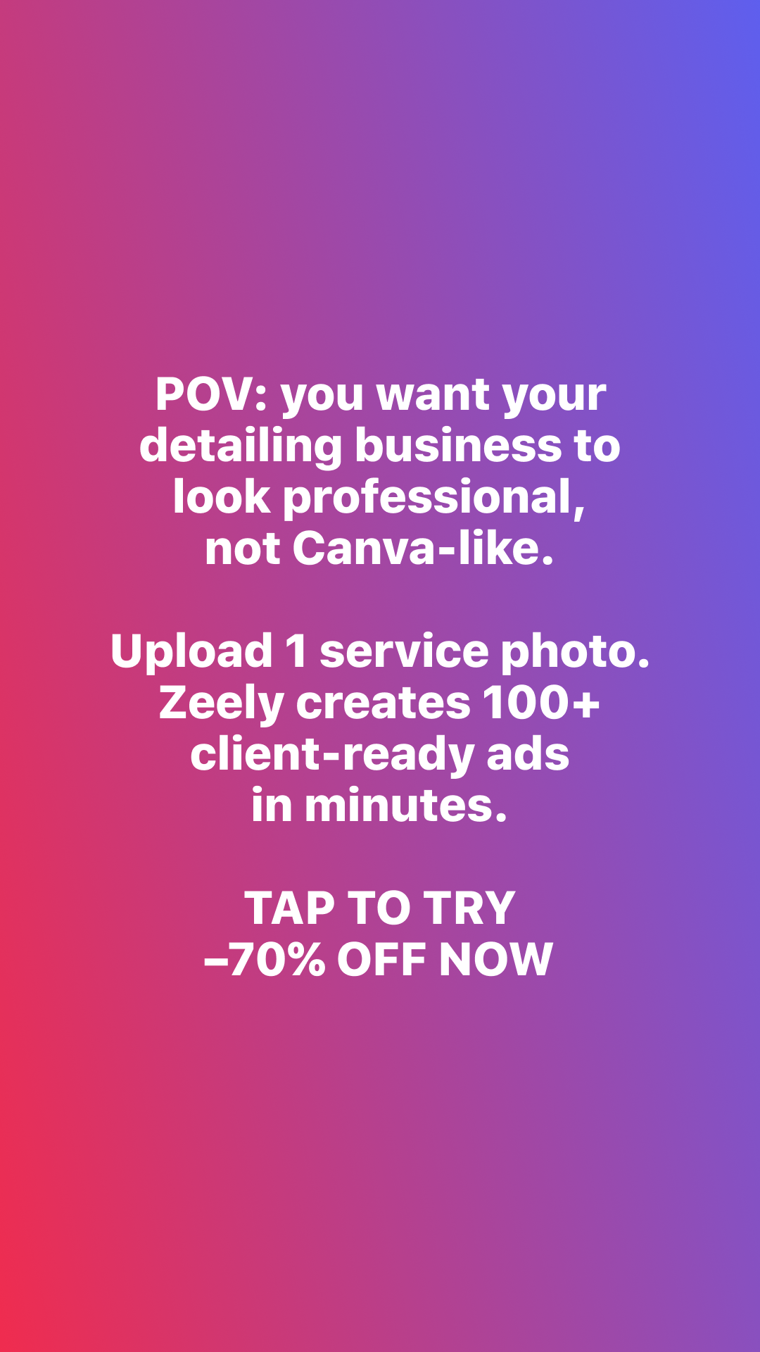 Zeely Facebook ad