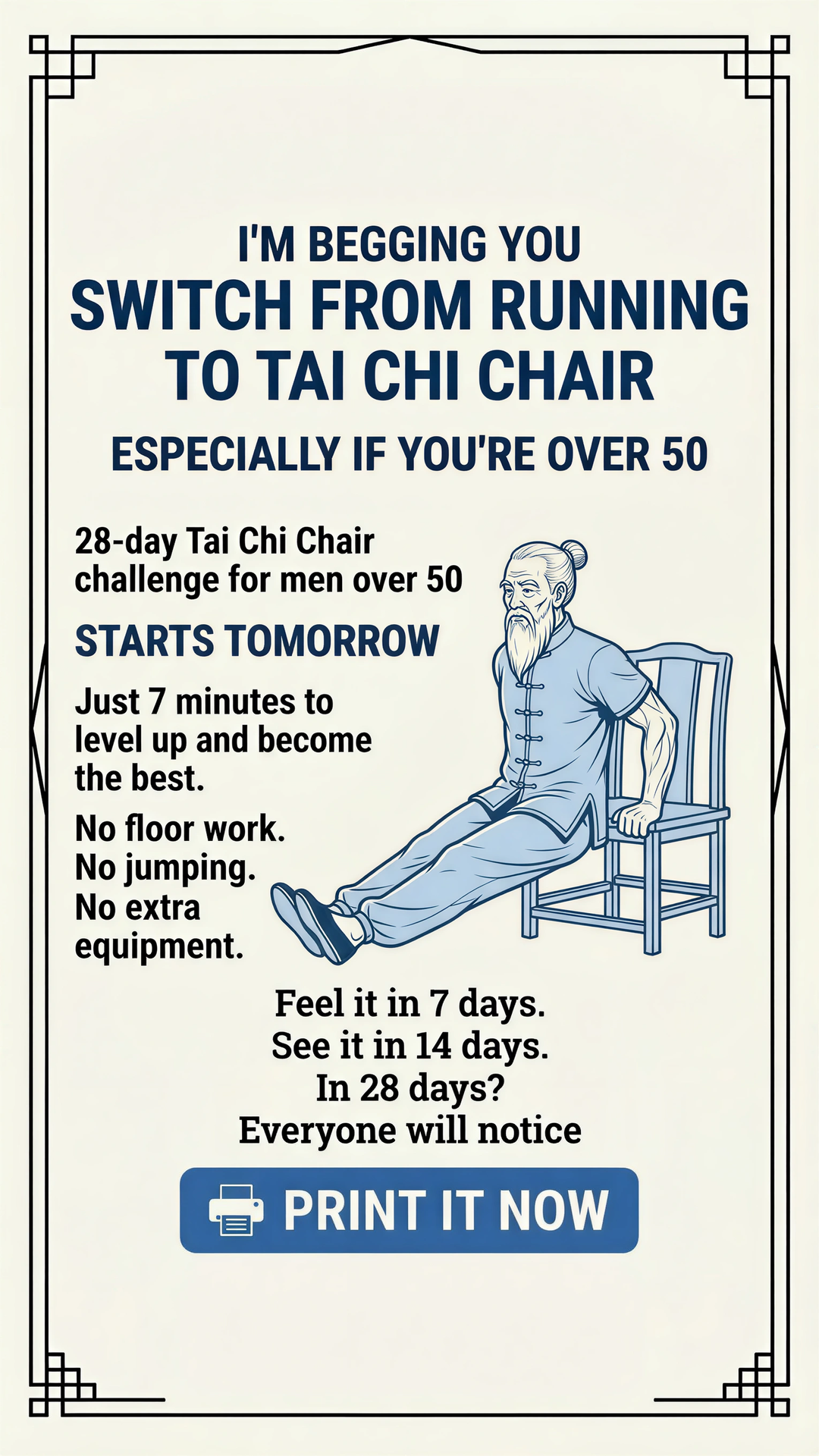 Mike's Strength Challenge Facebook ad