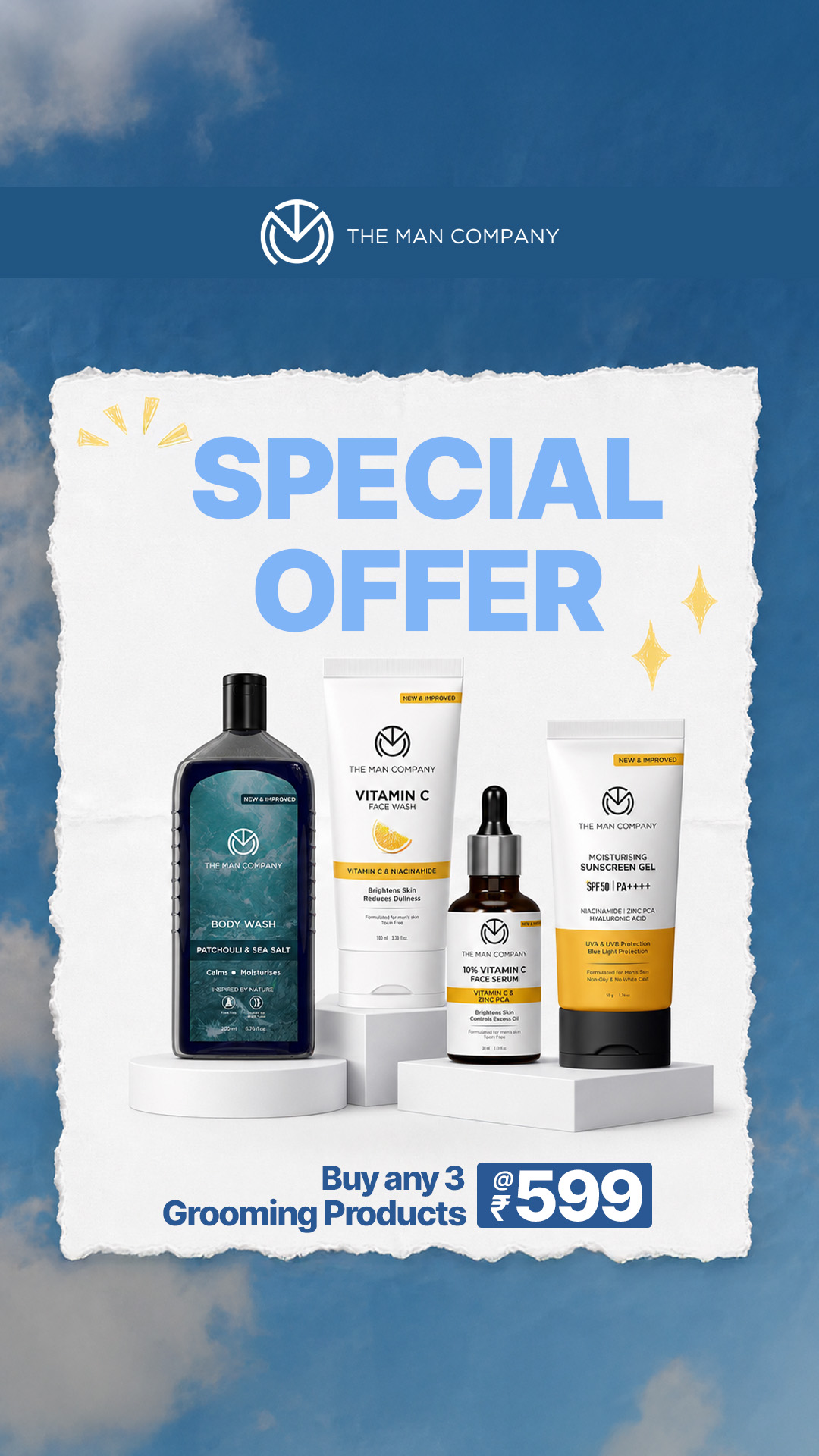 TheManCompany Facebook ad