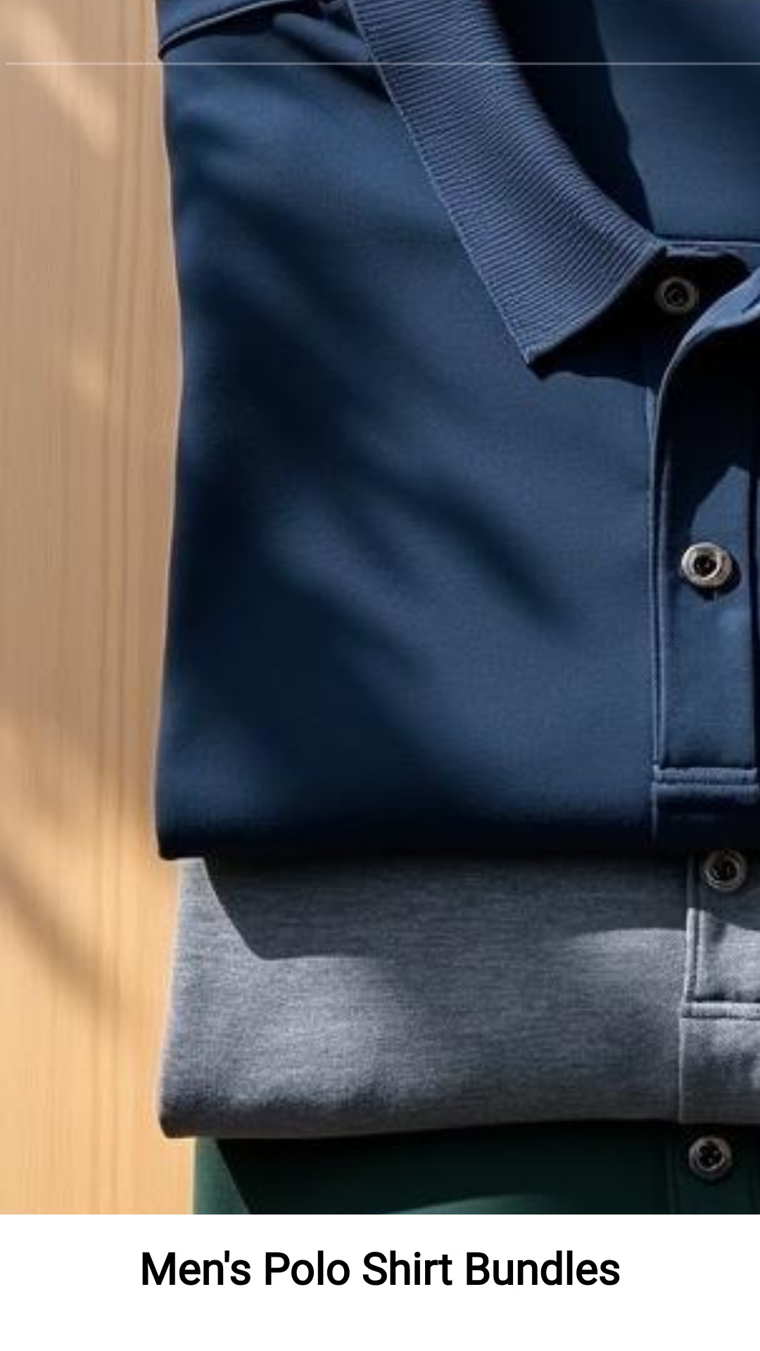 FAQInsider Here Facebook ad: Men's Polo Shirt Bundles -