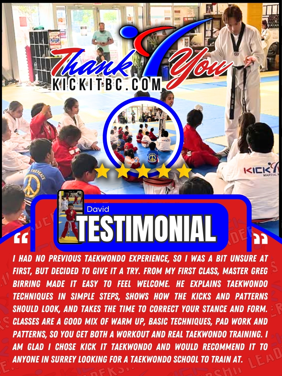 Kick It Martial Arts Facebook ad