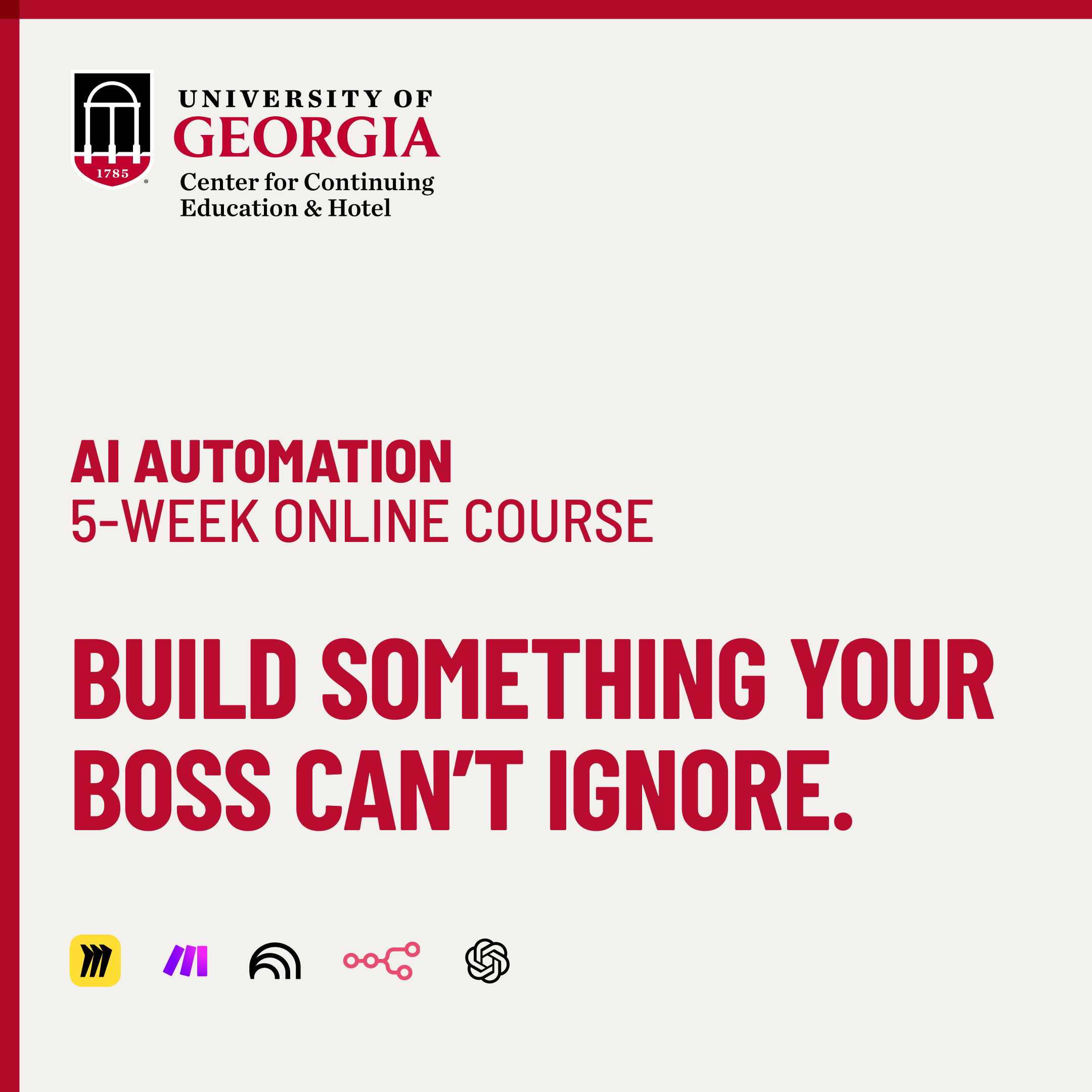 University of Georgia Center for Continuing Education Facebook ad