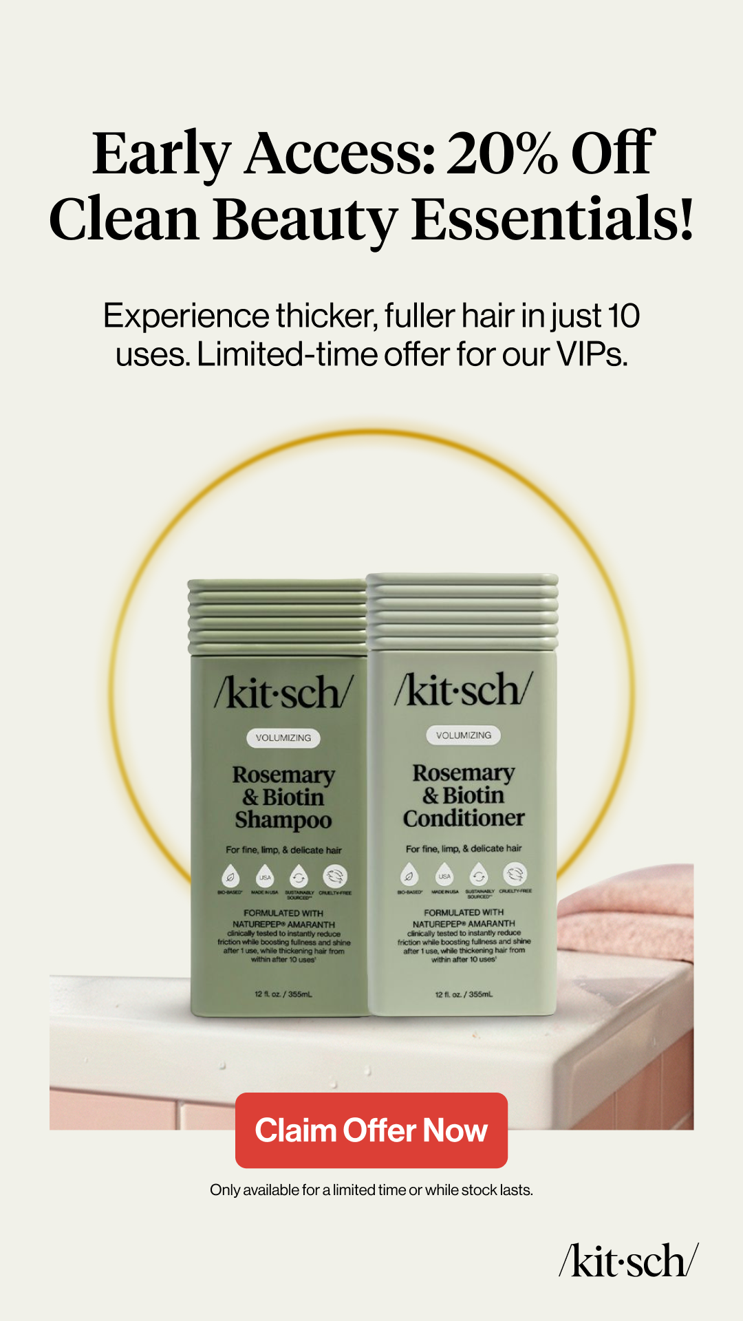 Kitsch Facebook ad