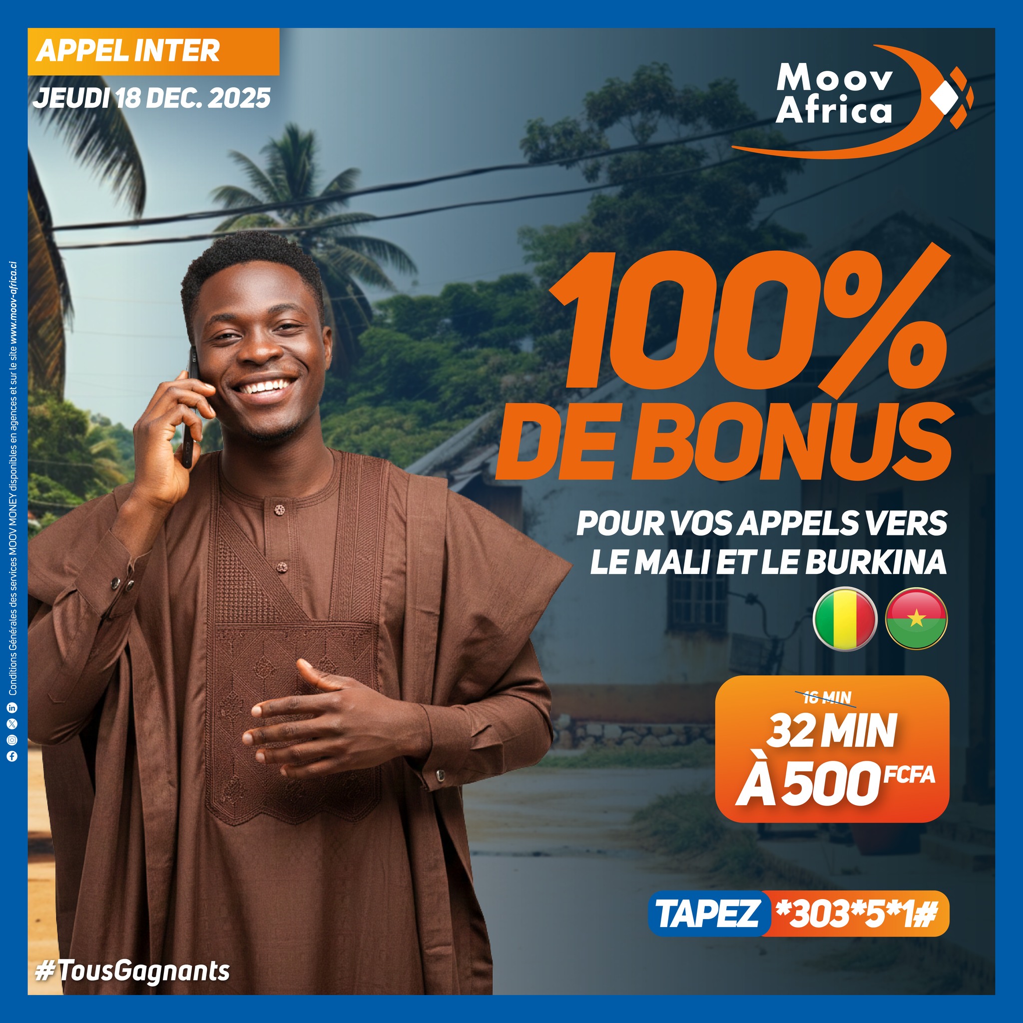 Moov Africa CI Facebook ad