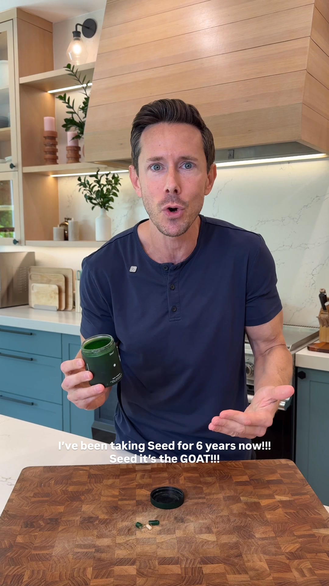 Seed Facebook ad: Use code 25BOBBY for 25% off Seed!