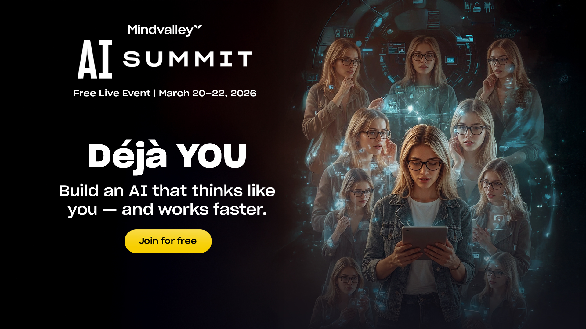 Mindvalley Facebook ad from Mar 12, 2026