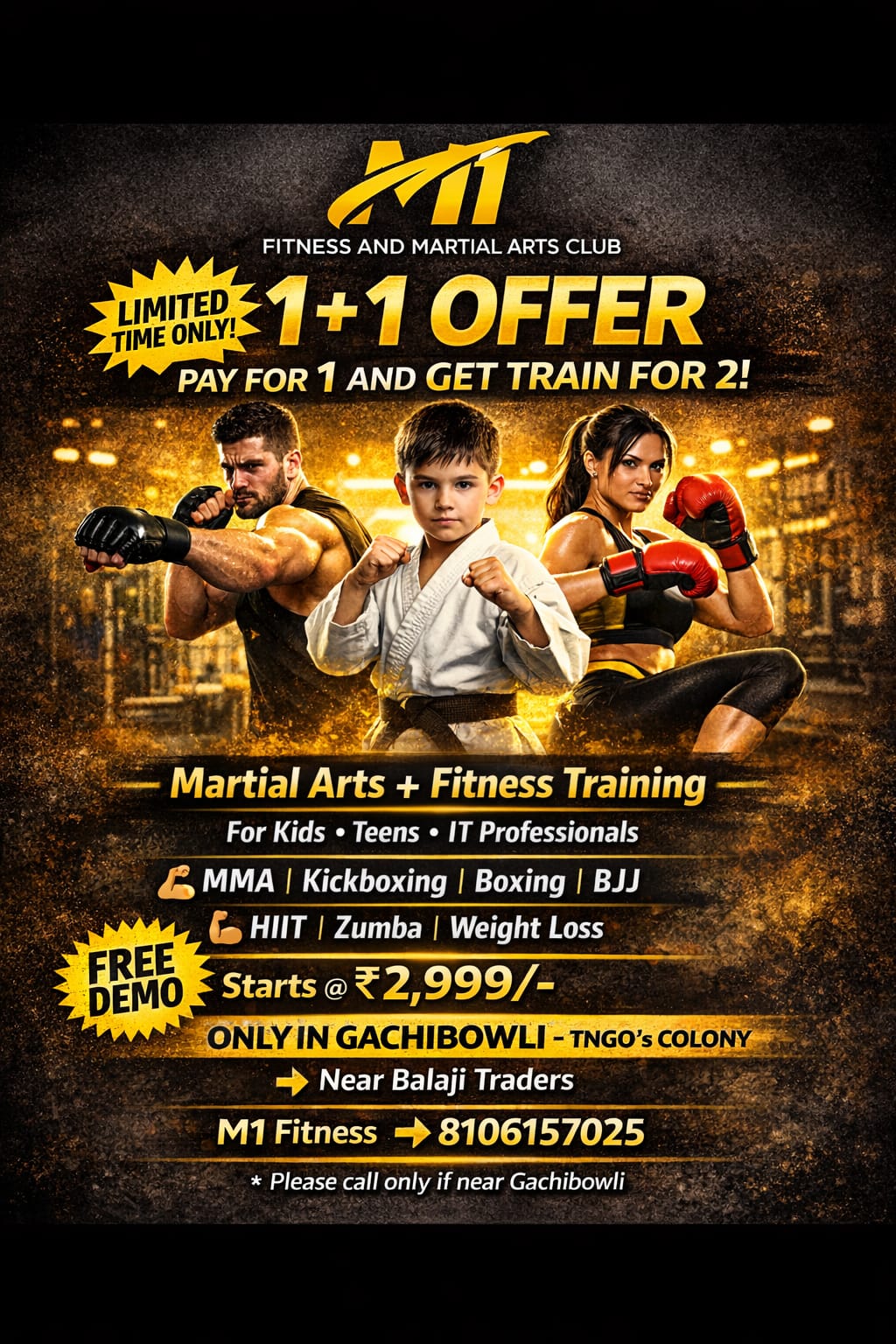 M1 Fitness Facebook ad from Feb 20, 2026