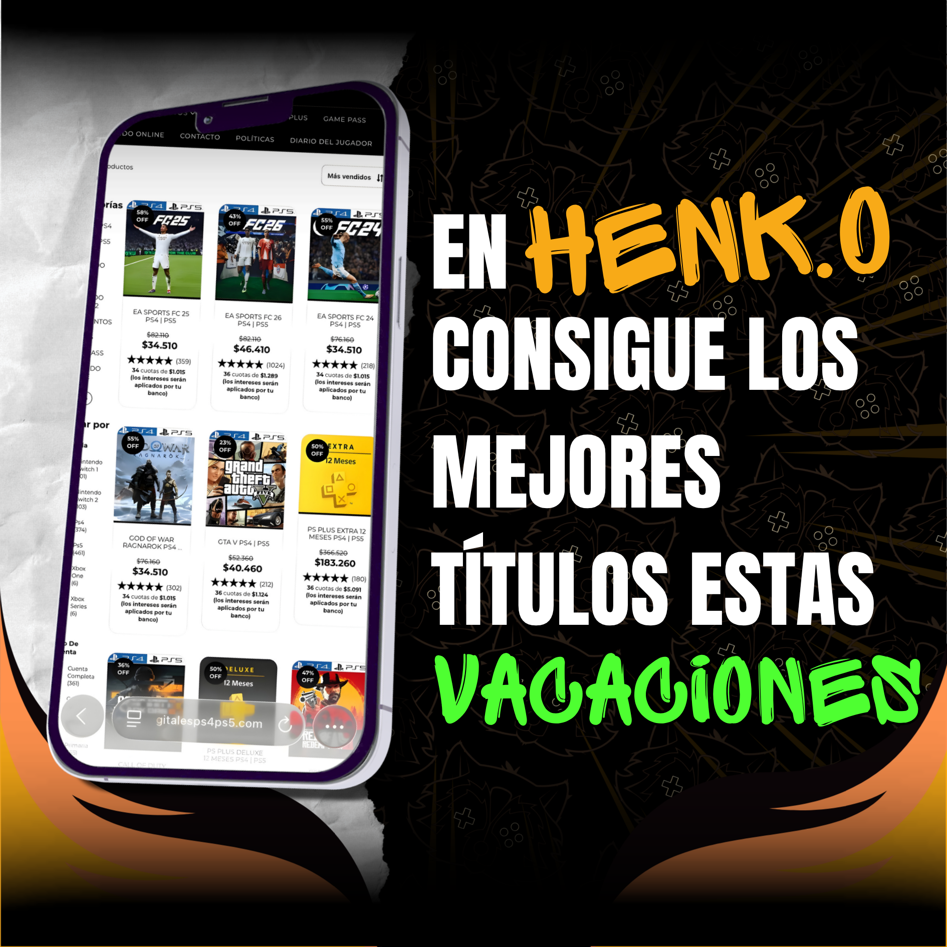 HenK.O Facebook ad: Los Mejores Precios
