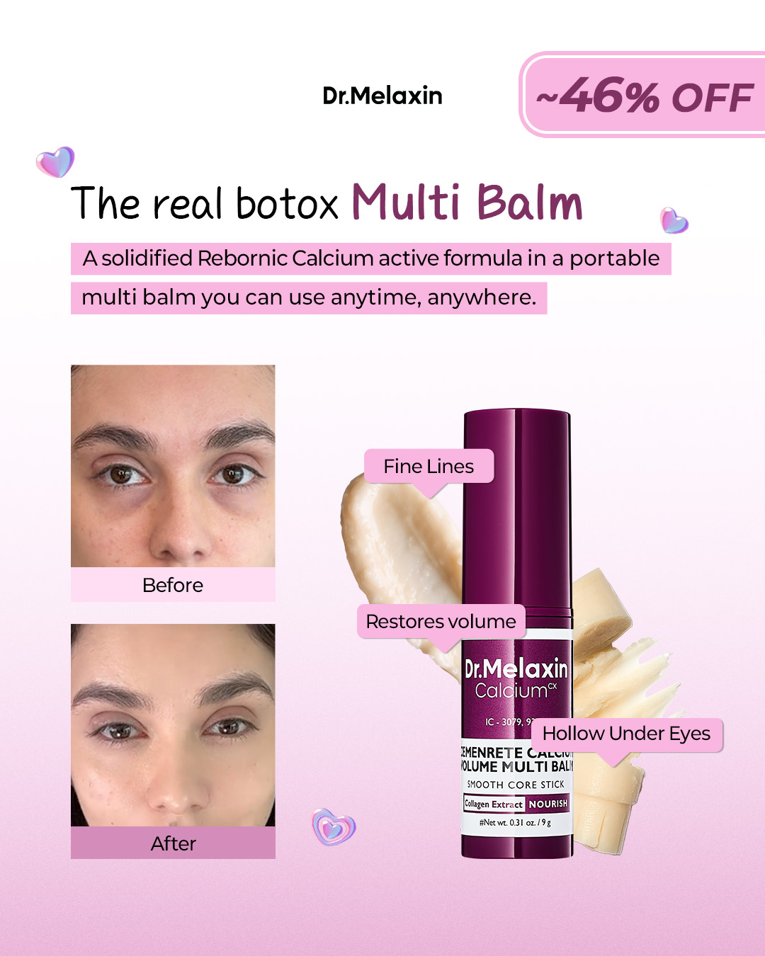 Dr.Melaxin UK Facebook ad