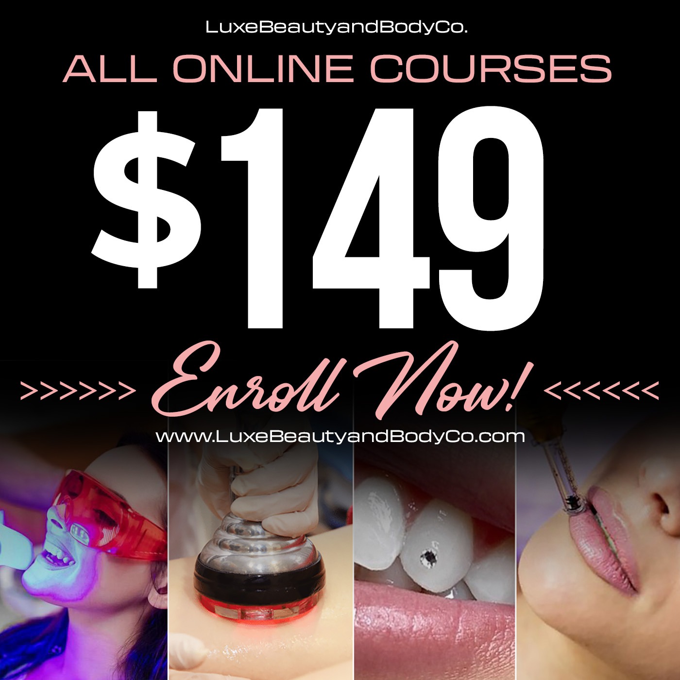 Luxe Beauty Facebook ad