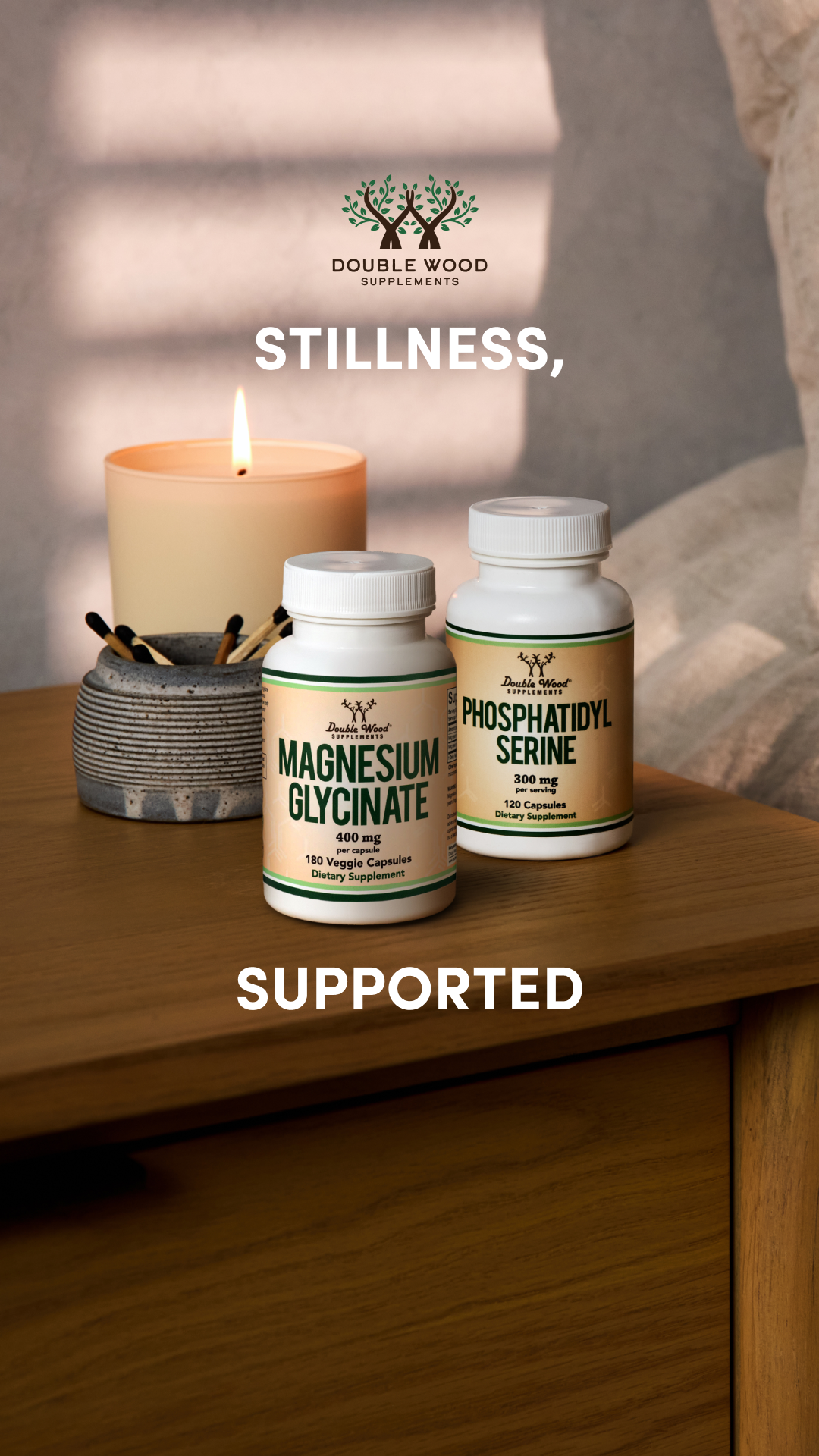 Double Wood Supplements Facebook ad