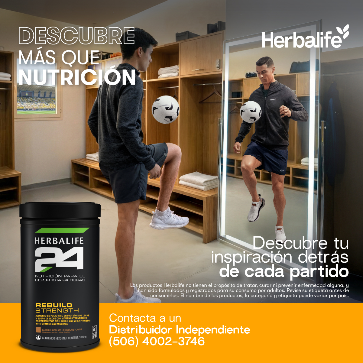 Herbalife Facebook ad: Descubre más que nutrición