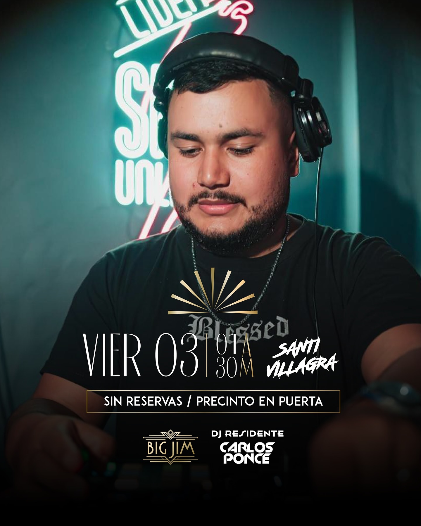 BIG JIM Facebook ad: Una noche para compartir, brindar y disfrutar en…