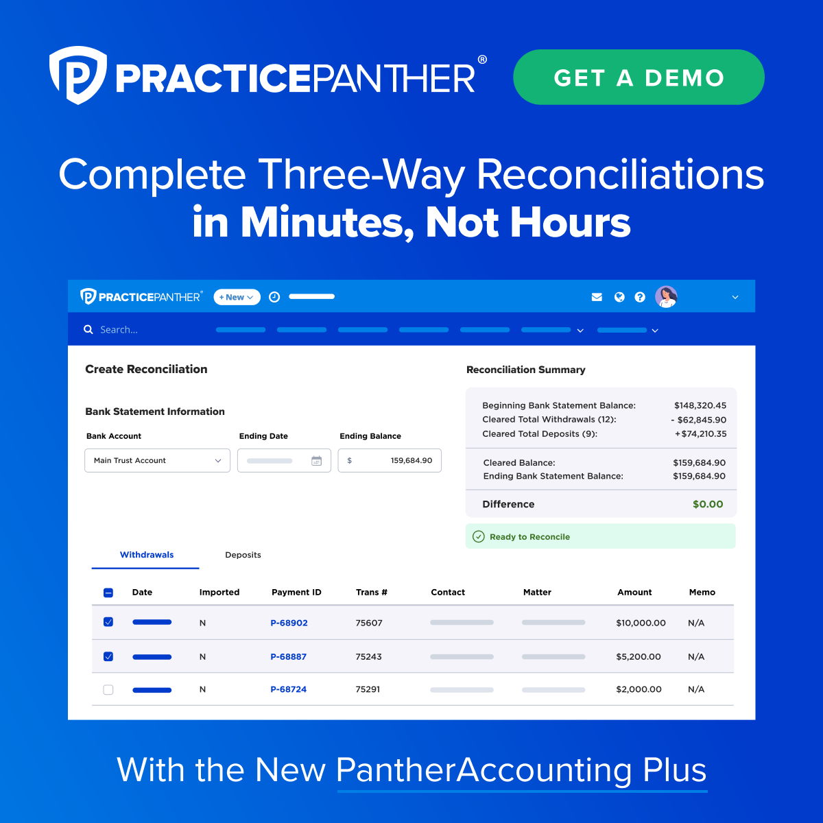PracticePanther Law Practice Management Software Facebook ad