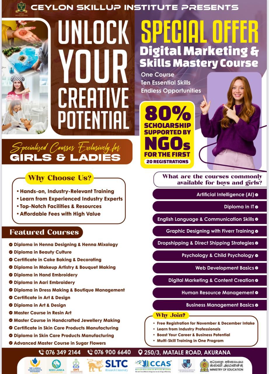 Muhandiram Lage Raaj Facebook ad: * Reserve Your scholarship course seat through the…