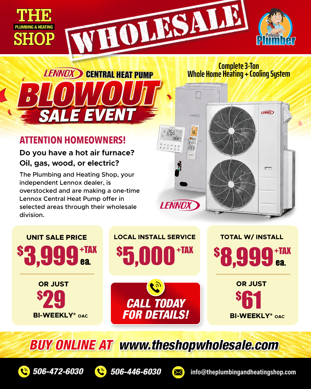 The Plumbing & Heating Shop Facebook ad