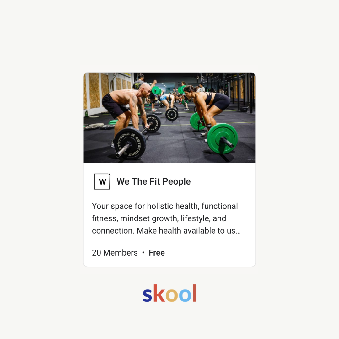 Skool Facebook ad