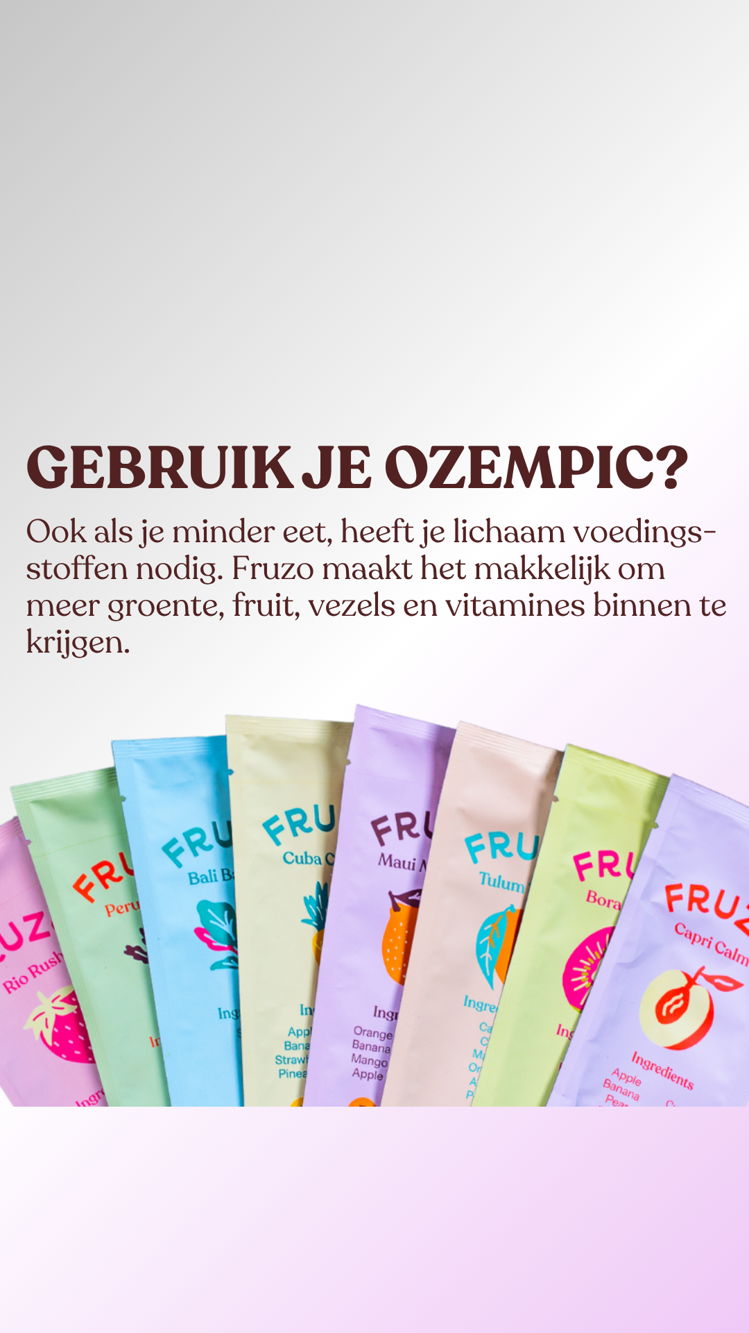 Fruzo Facebook ad