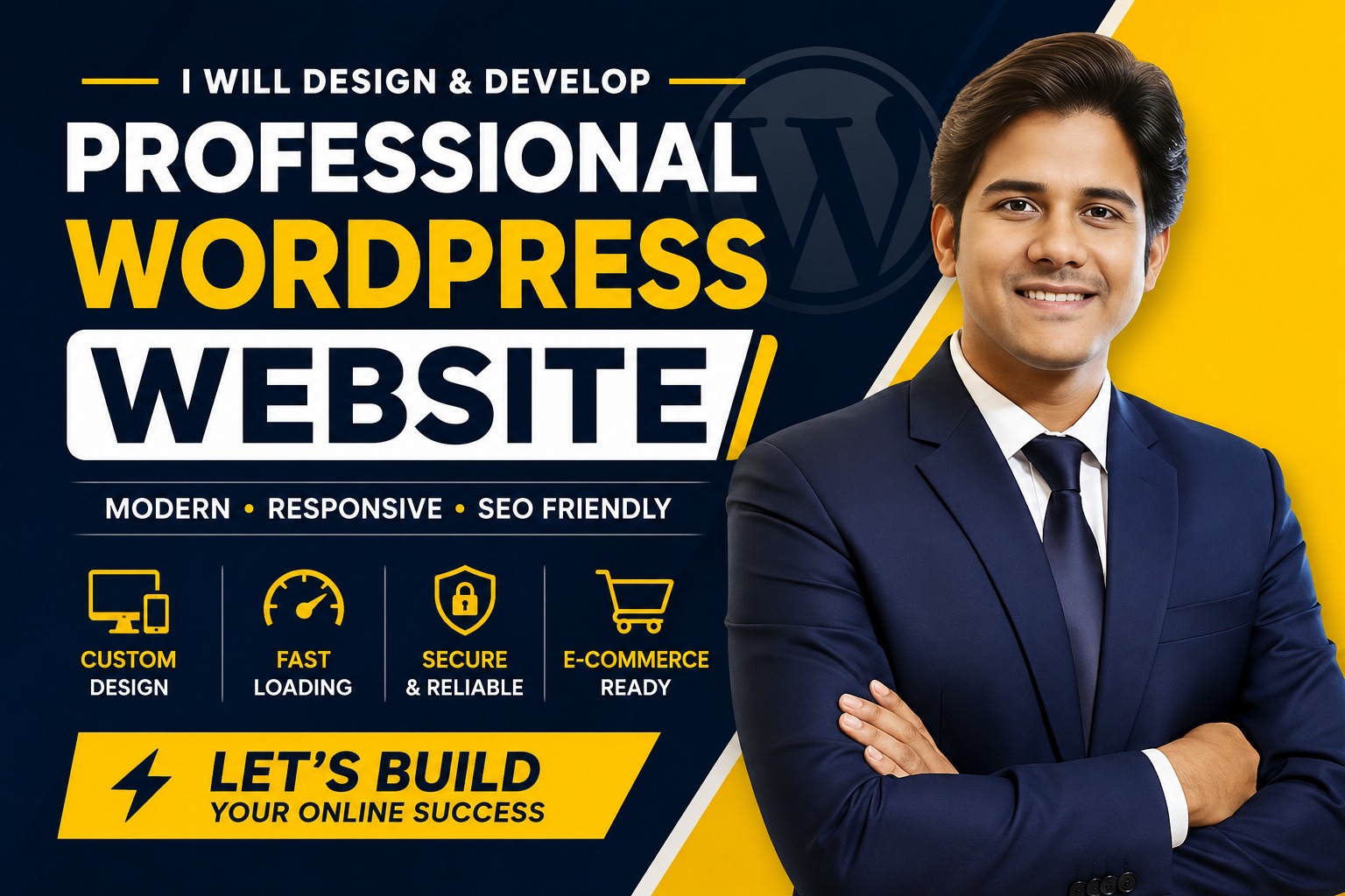 Top Freelancer Facebook ad: Mehebubjahedi: I will be your wordpress developer, website…
