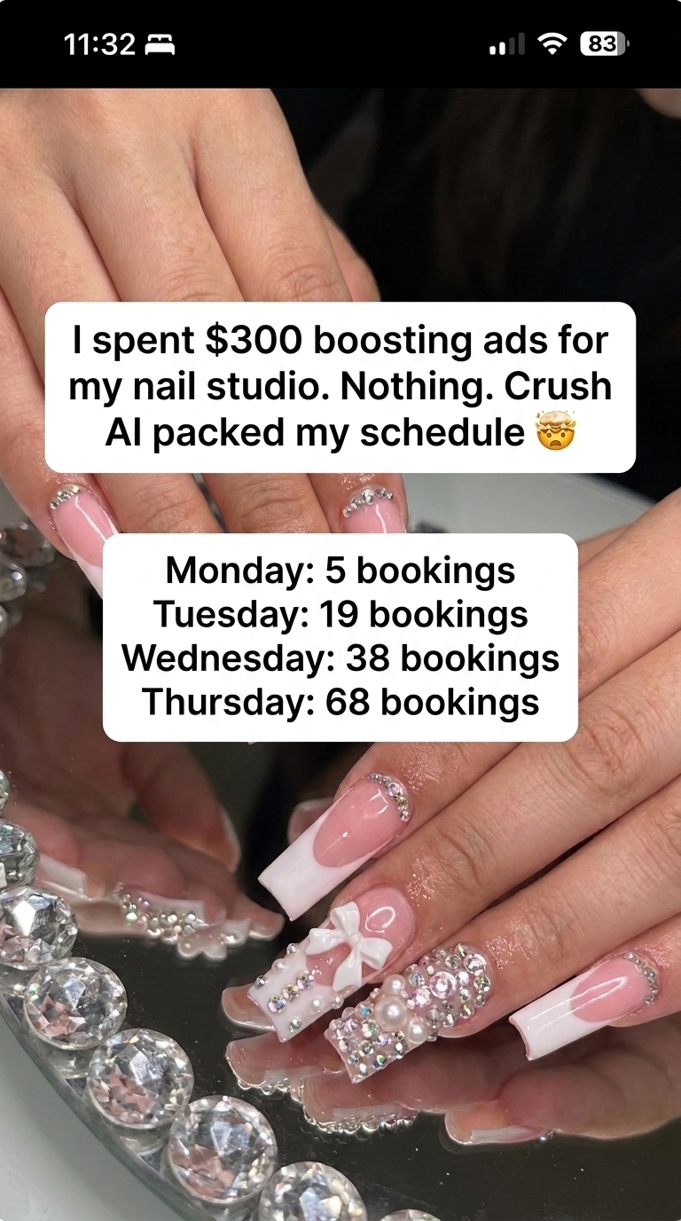 trycrush.ai Facebook ad