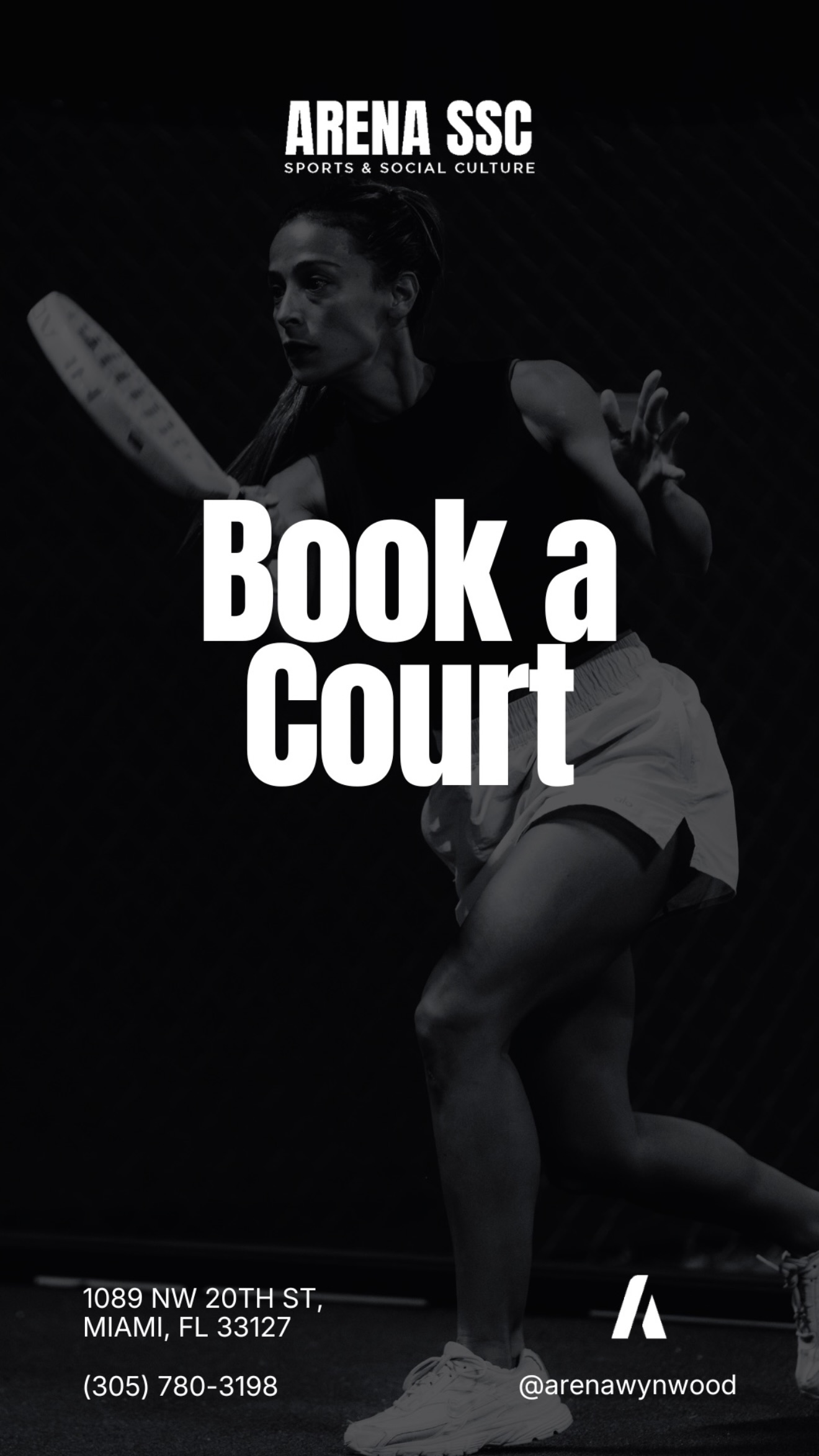 Arena Wynwood Facebook ad: Book a court in Wynwood Arena | Playtomic