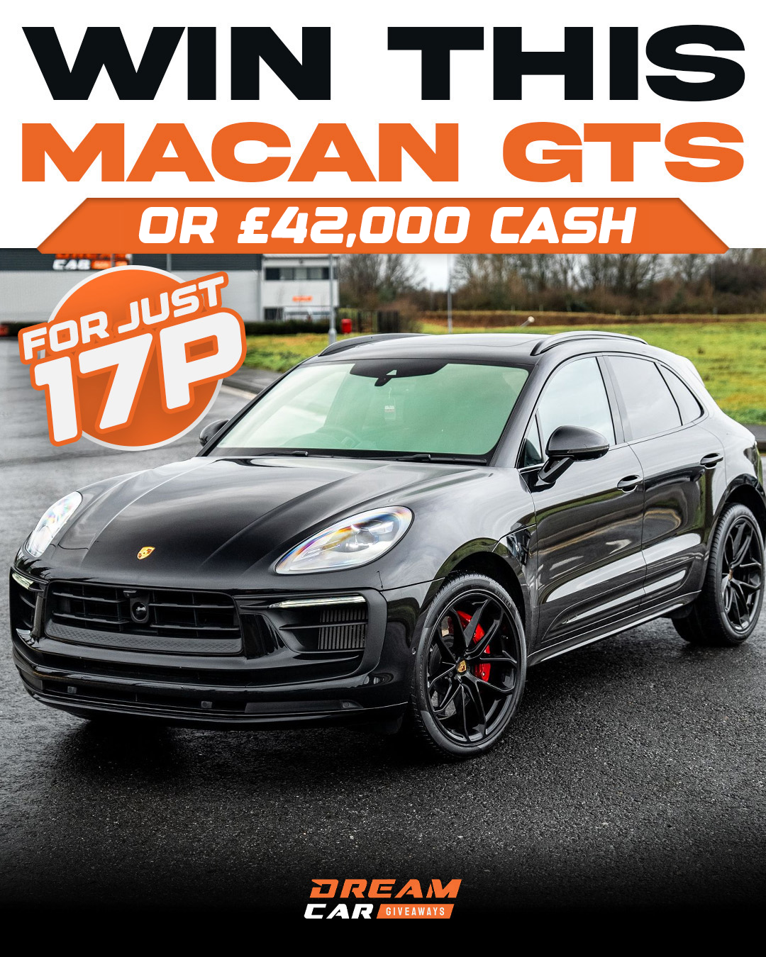 Dream Car Giveaways Facebook ad