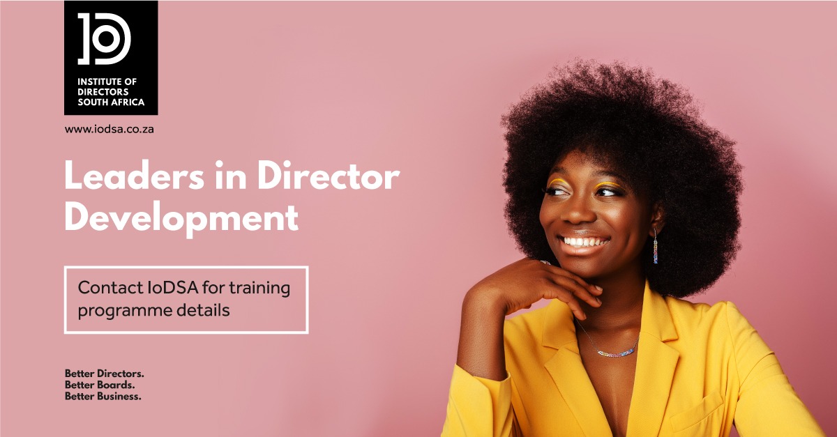 Institute of Directors South Africa Facebook ad from Apr 14, 2022