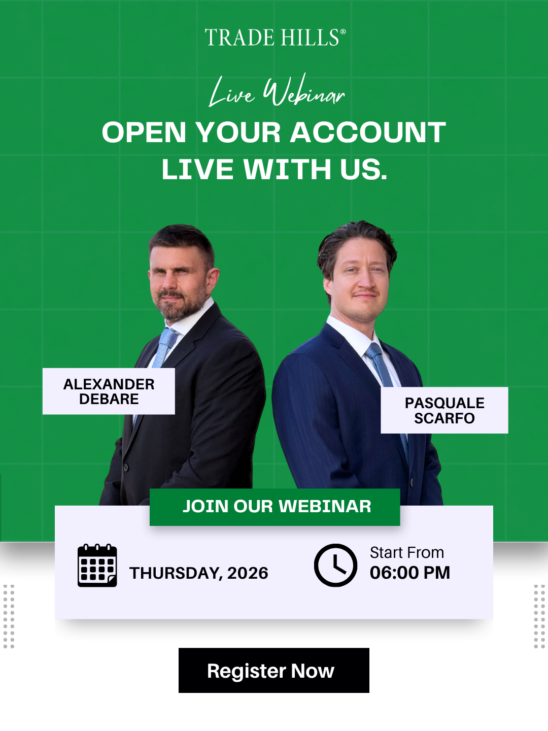 Trade Hills Financial Facebook ad: New to trading? We take you from zero to first trade…