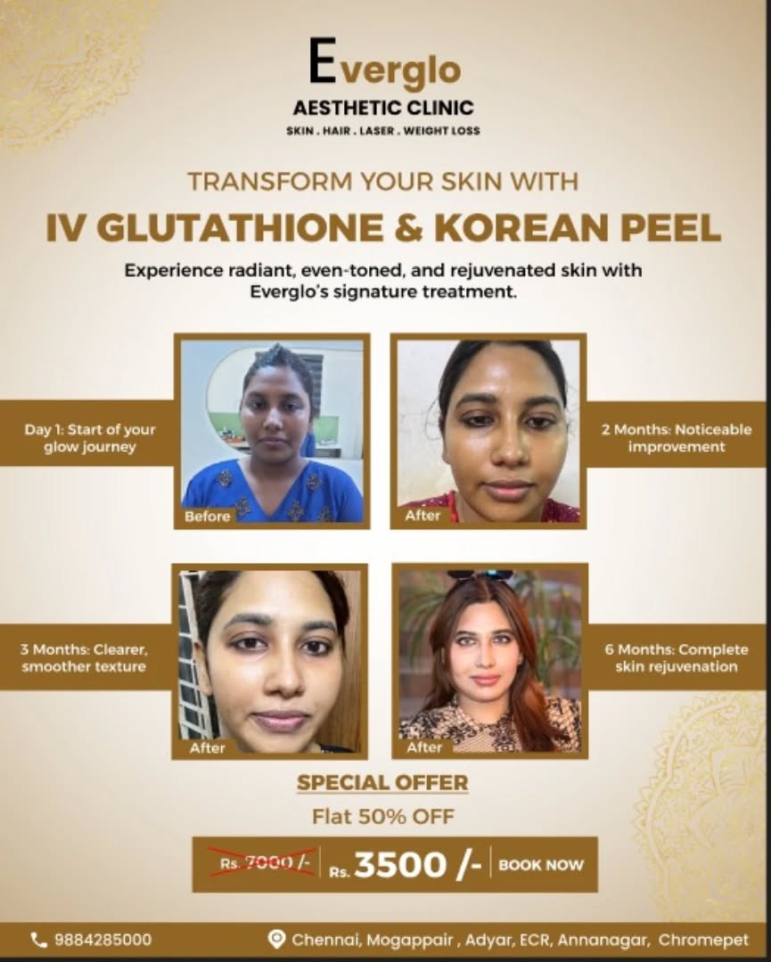 Everglo Aesthetic Clinic Facebook ad