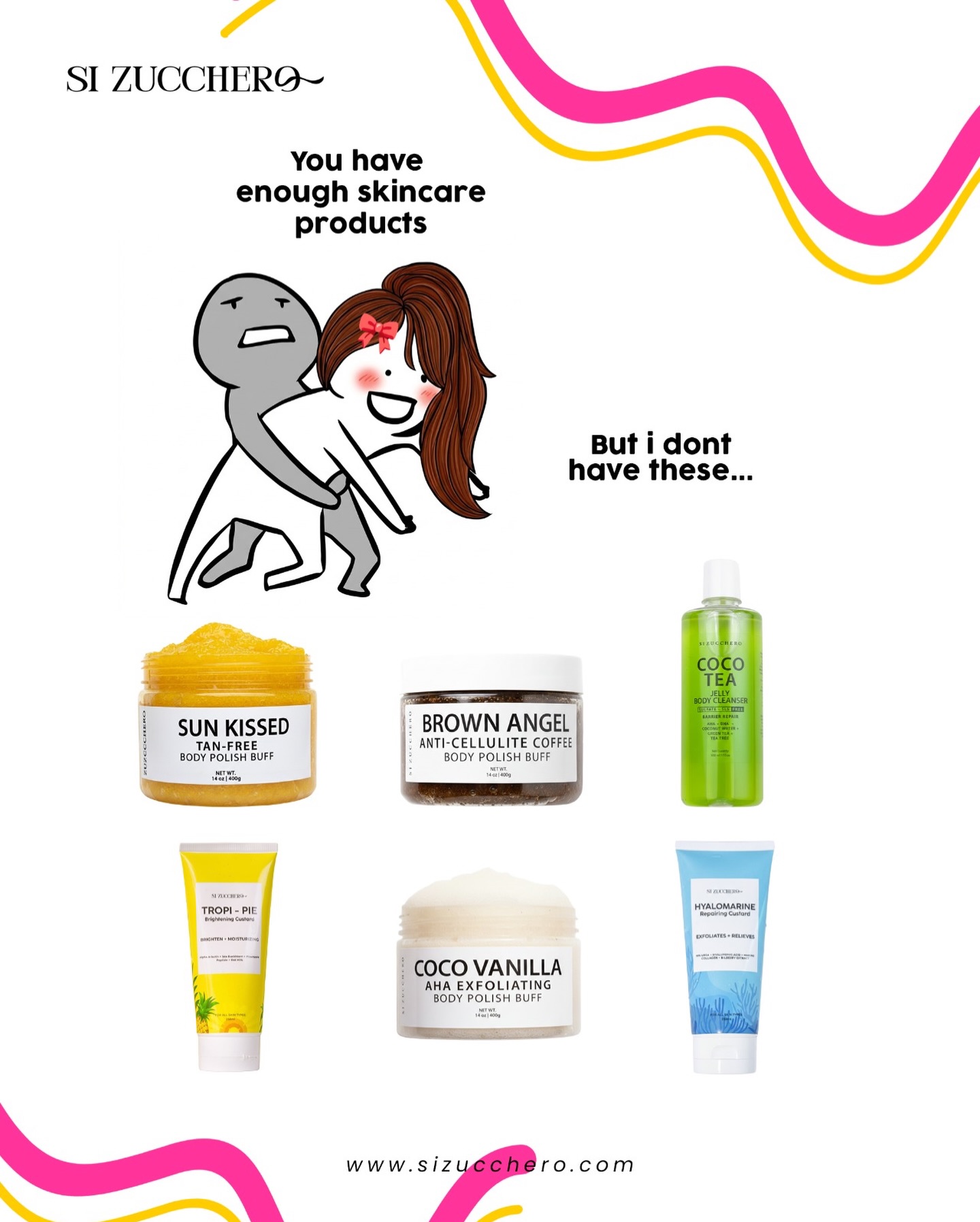 Si Zucchero Skincare Facebook ad