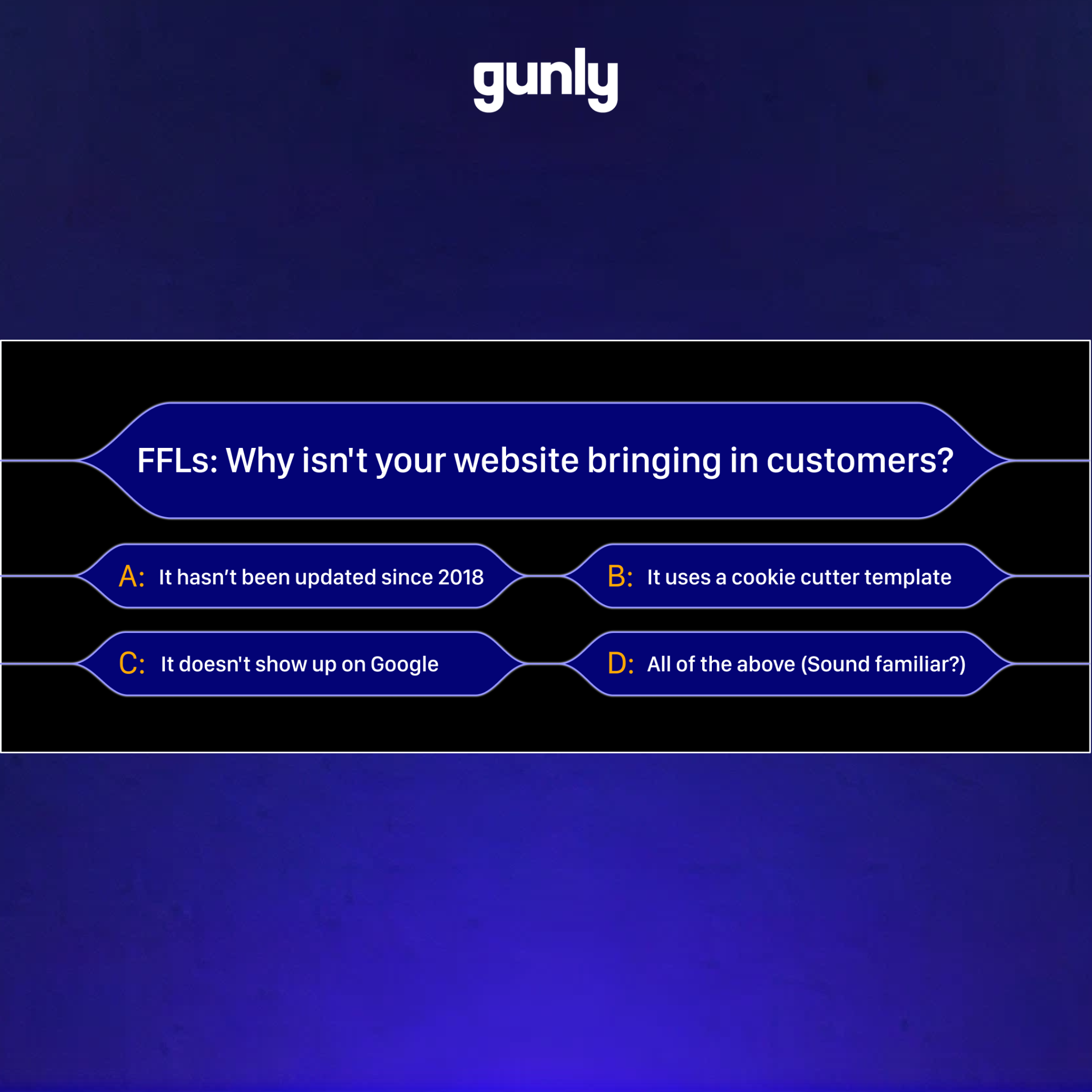 Gunly Facebook ad