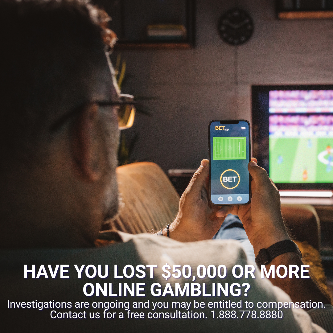 DiCello Levitt Facebook ad: Lost $50,000+ Gambling Online?