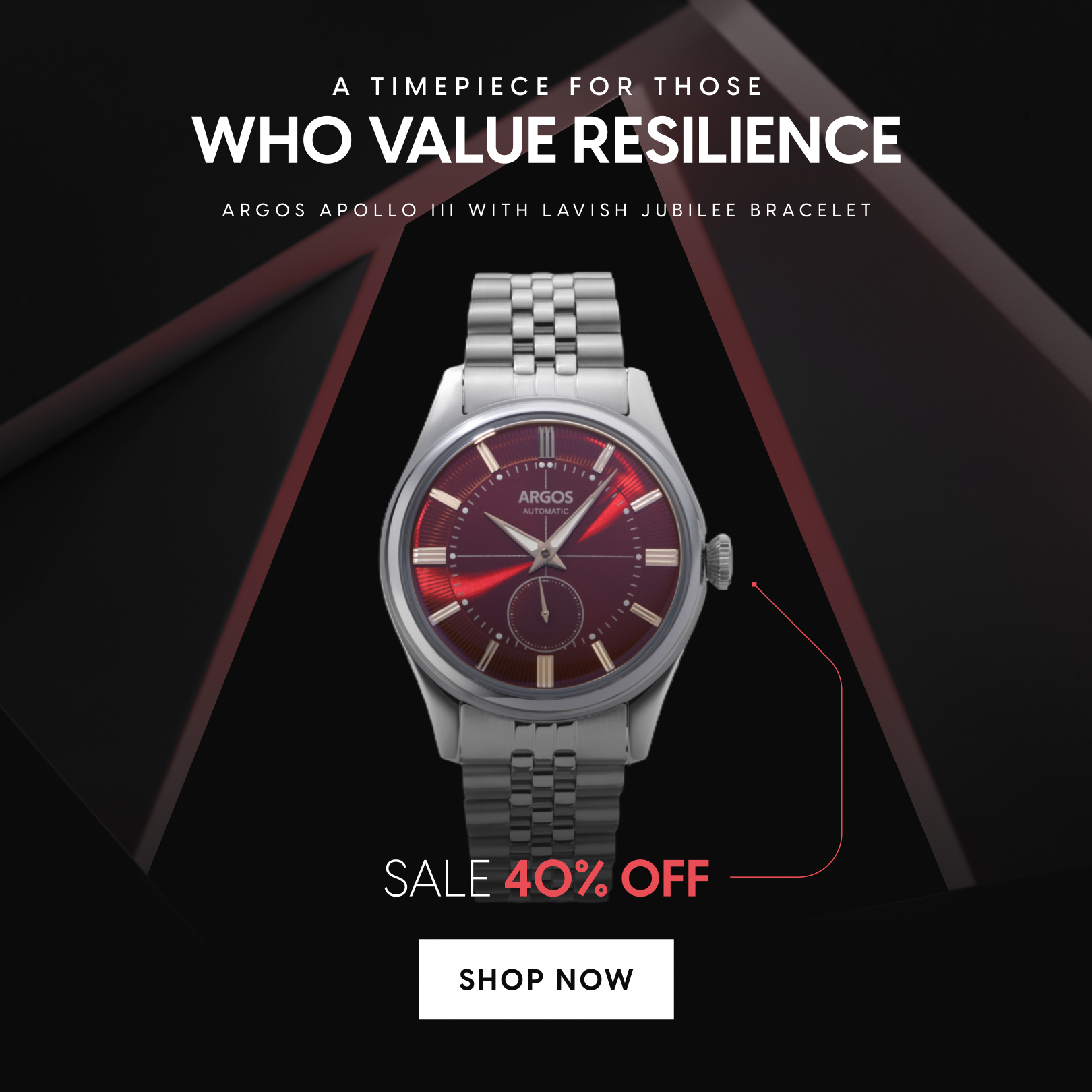 Argos Watches Facebook ad