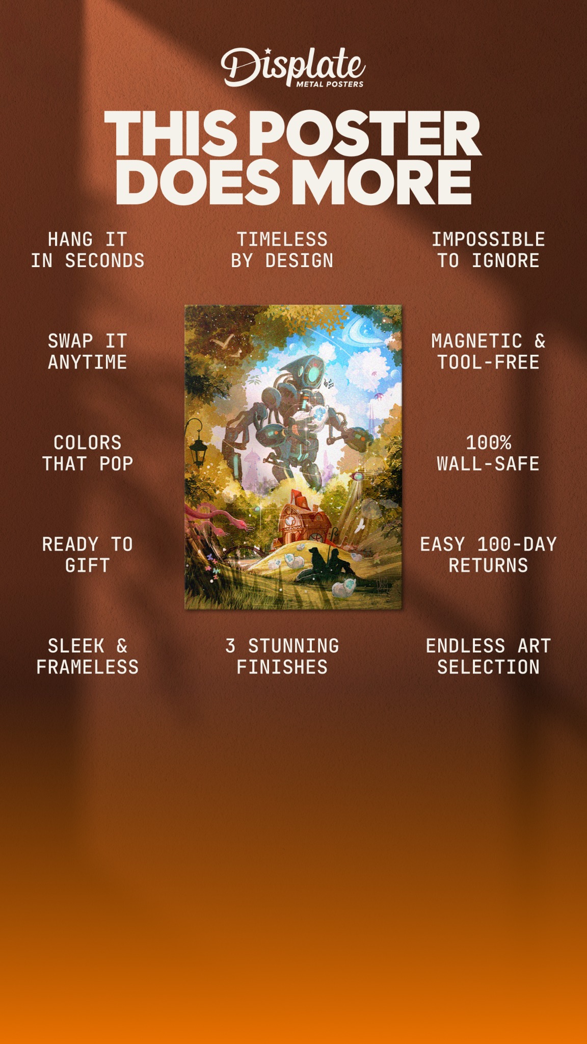 Displate Facebook ad