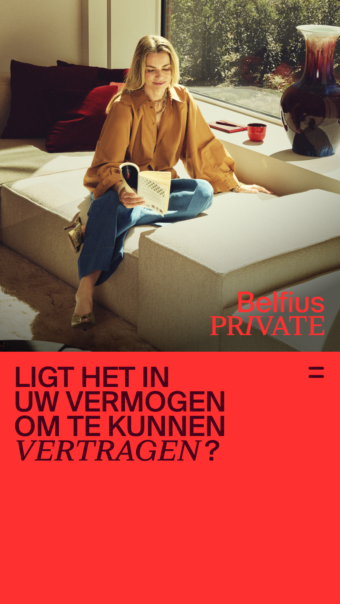 Belfius Private Facebook ad from Jun 2, 2026