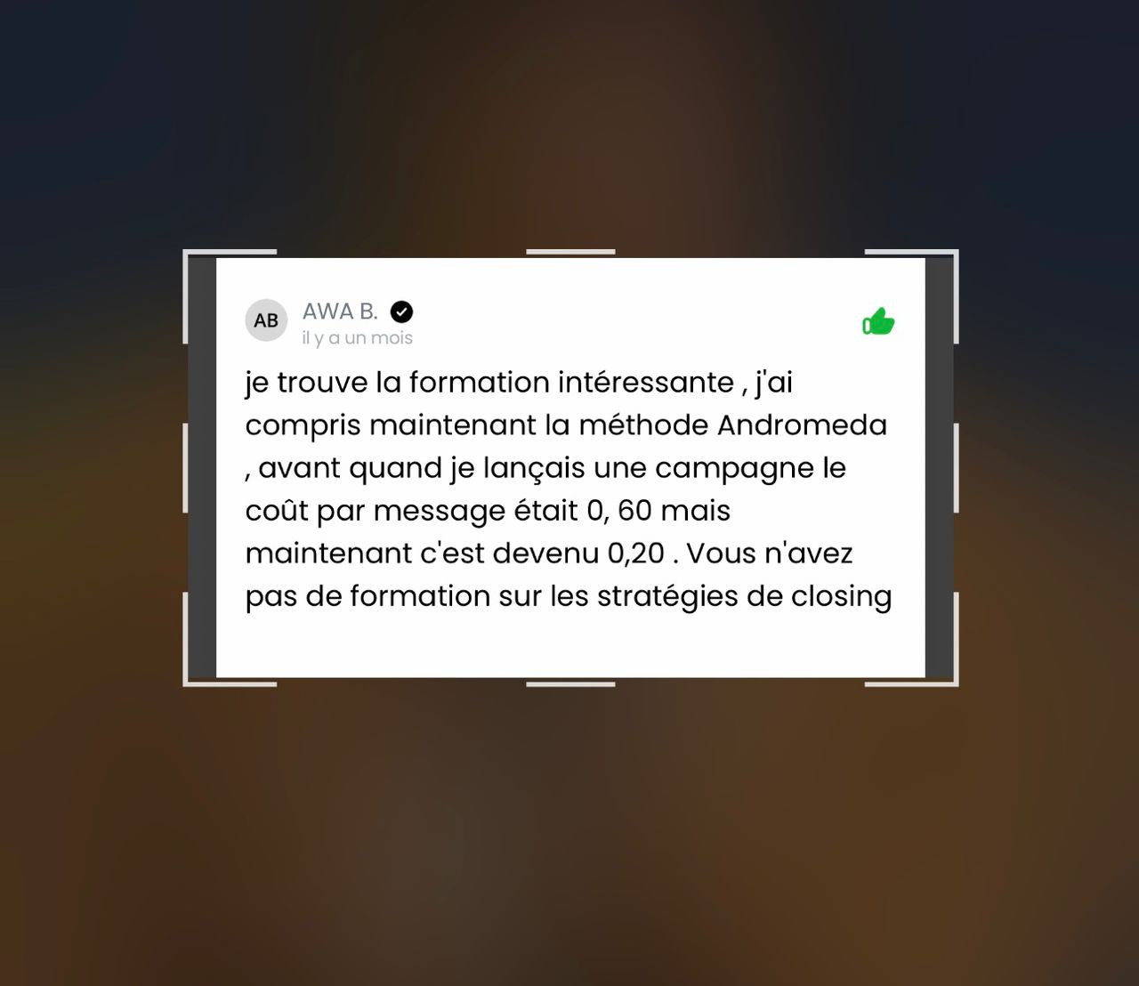 Saran / IA Addict Facebook ad: Lance des pubs depuis ton télephone