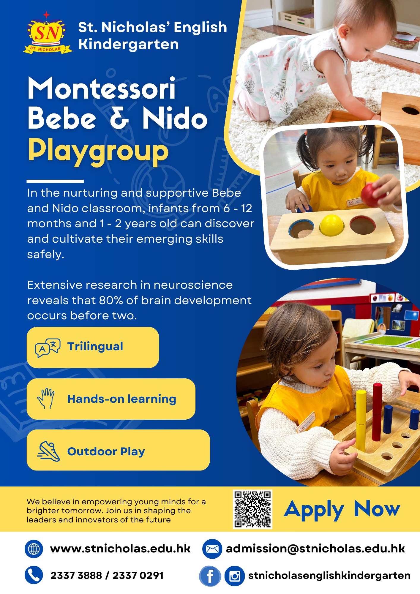 St Nicholas' English Kindergarten 金巴倫英文幼稚園 Facebook ad: Home - St. Nicholas' English Kindergarten 金巴倫英文幼稚園