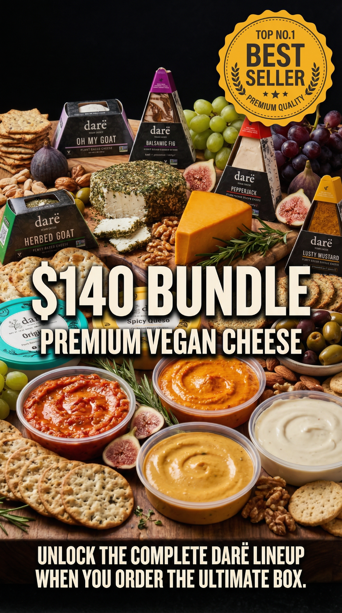 Darë Vegan Cheese Facebook ad